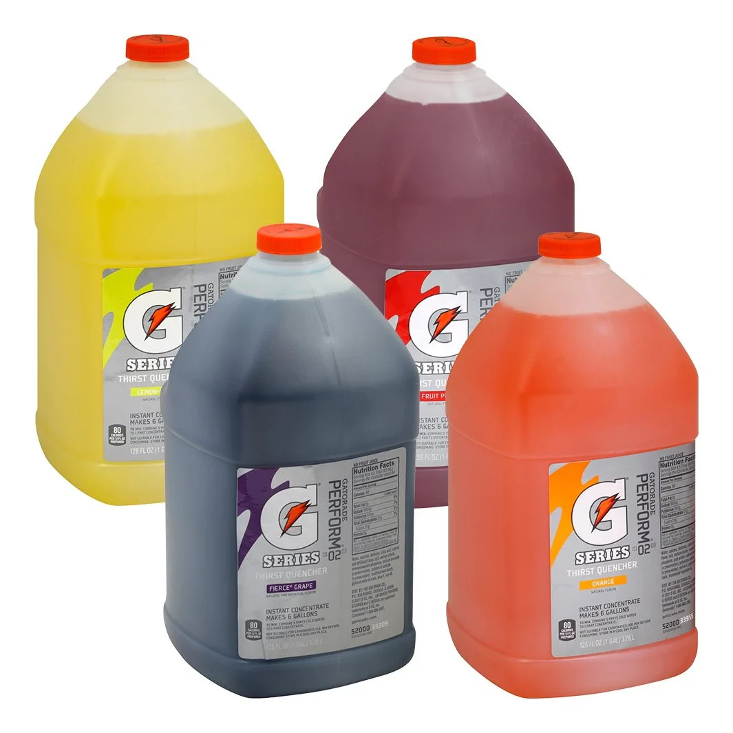 Gatorade Flavored Sports Drink 1 Gallon Concentrate Makes 6 Gallons