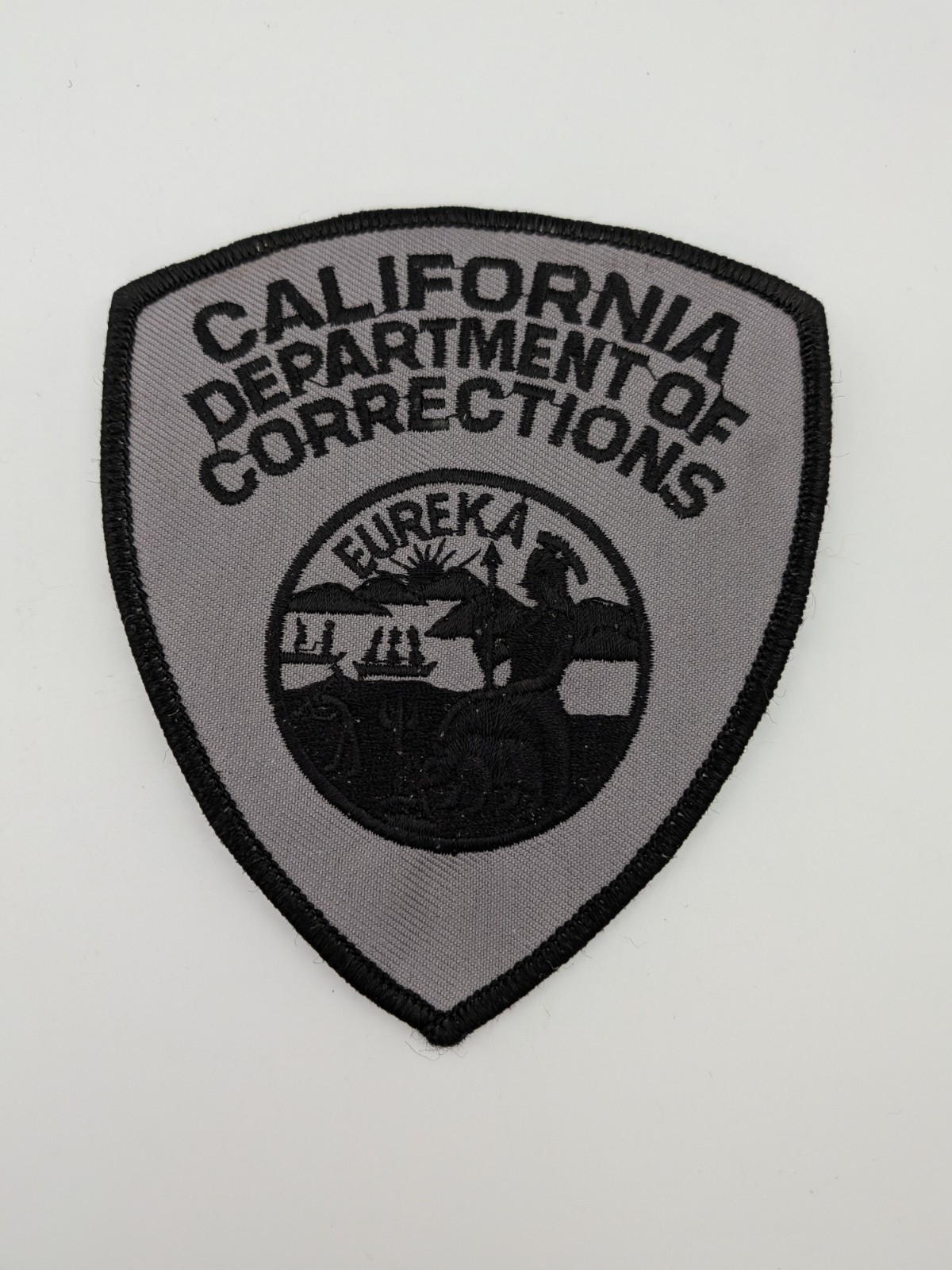 Rare Vintage California Department of Corrections Subdued Uniform Patch Eureka
