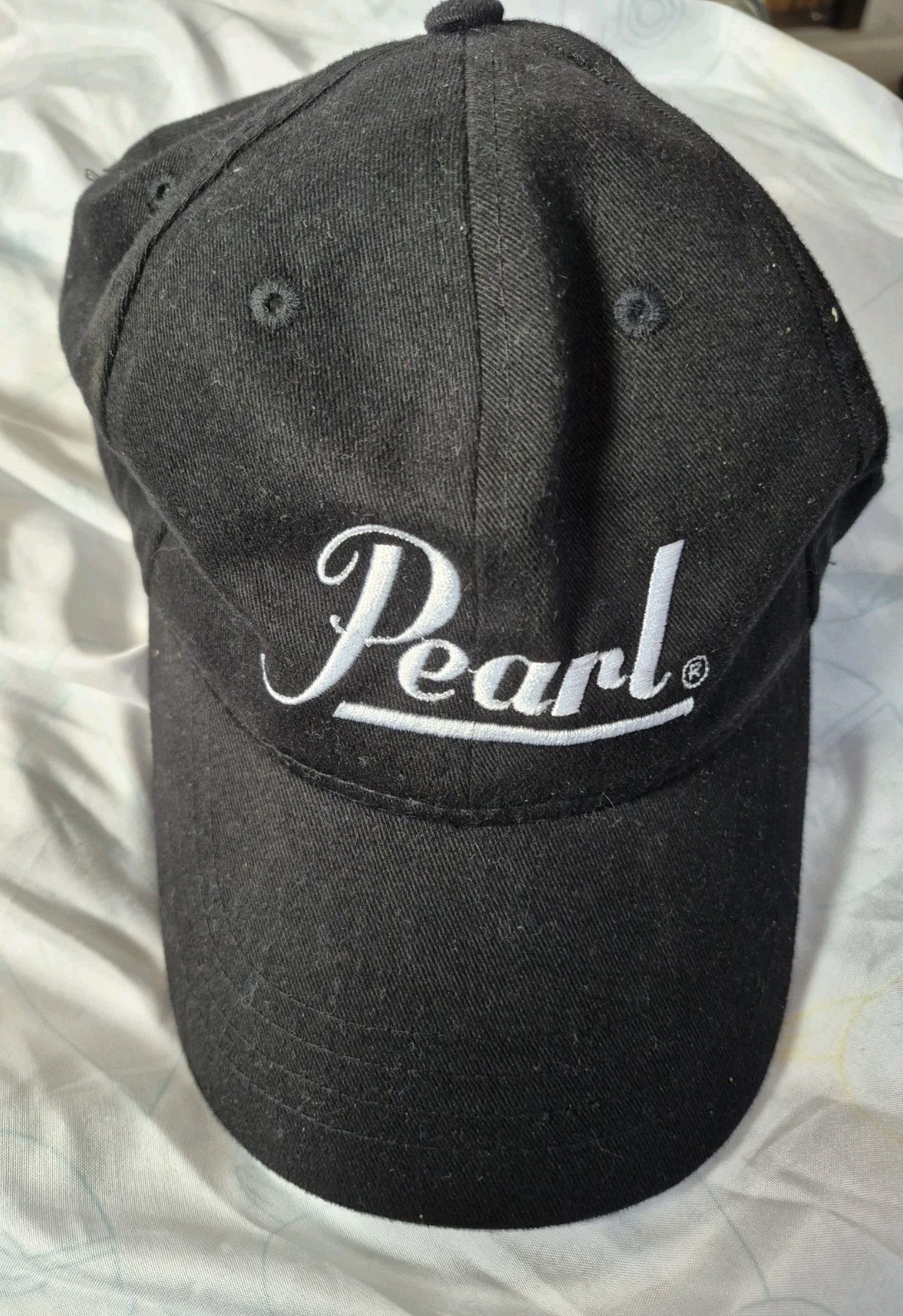 PEARL DRUMS ADJUSTABLE SIZE BLACK HAT ( NEW NO TAG)