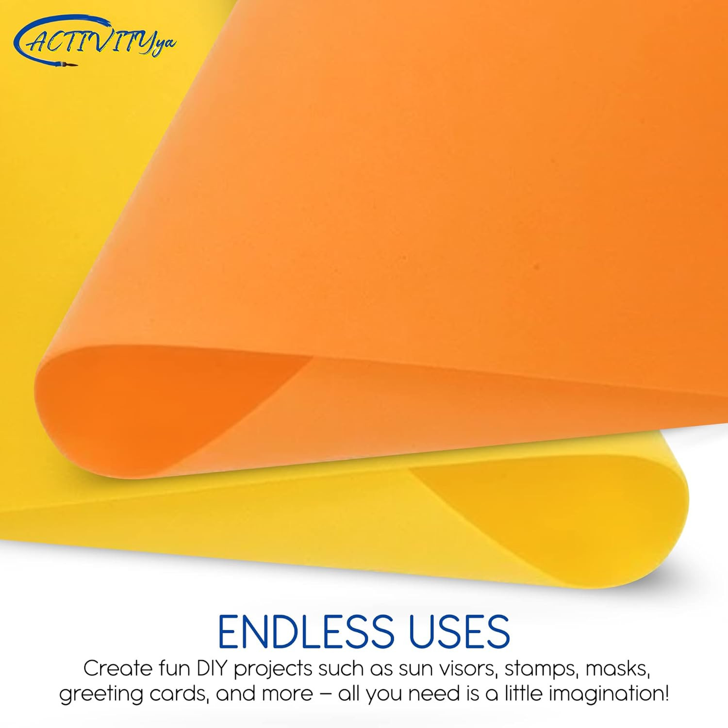 White EVA Foam Sheets, 9 X 12 Inch, 2Mm Thick Handicraft Foam Paper for Arts and