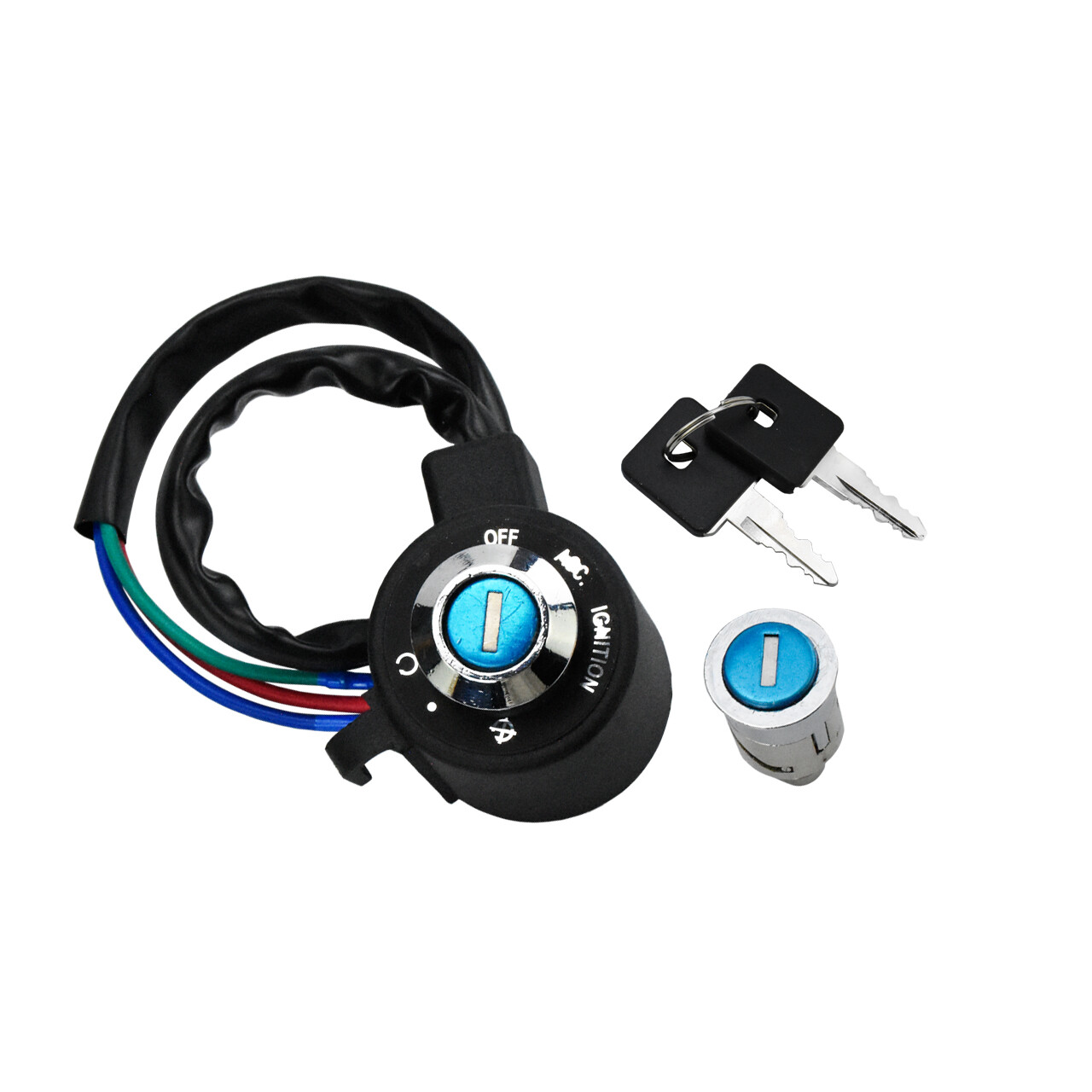 Ignition Switch w/ Tail Box Lock Keys For Harley Sportster XL 883 1200 1995-2003