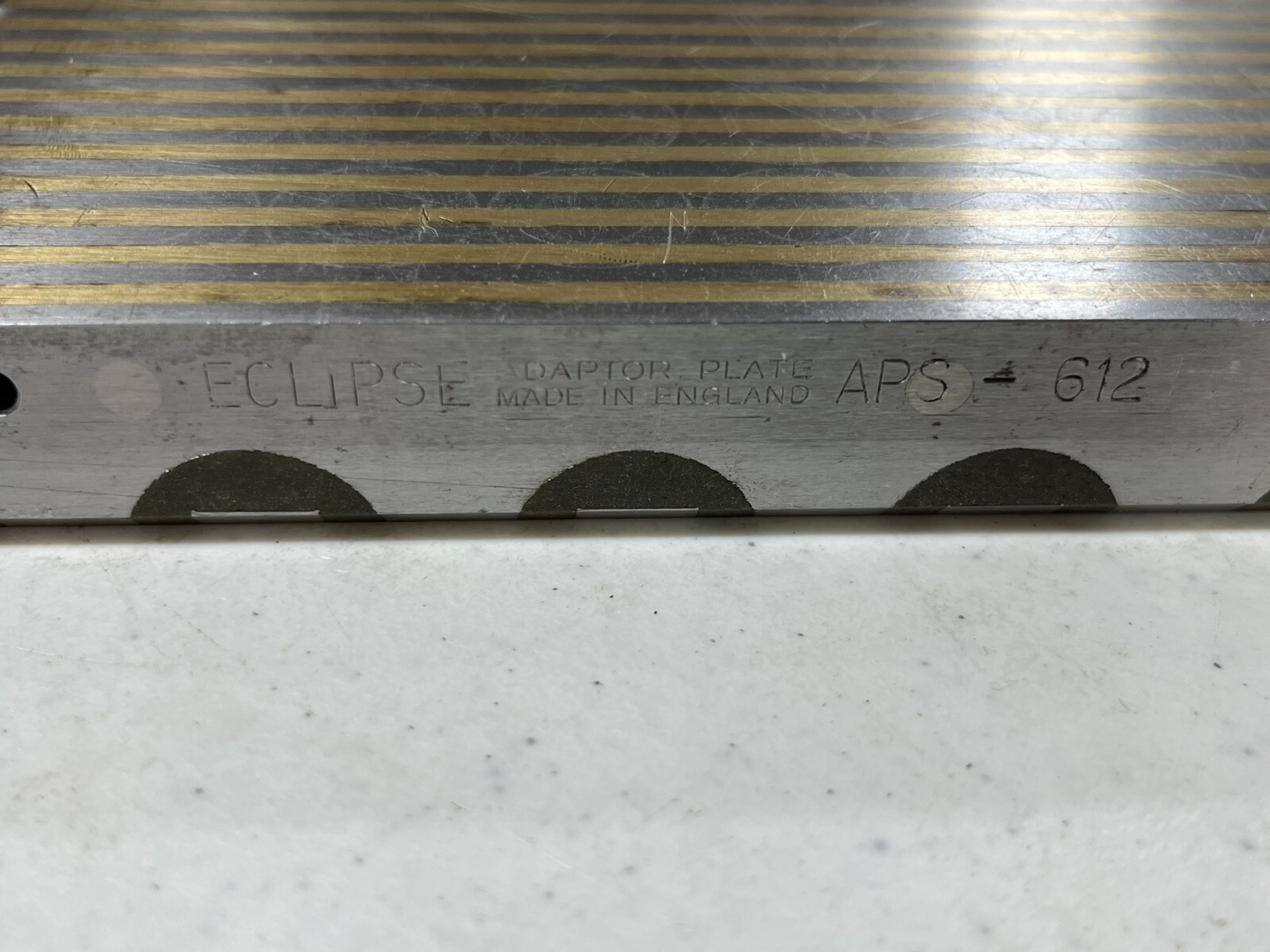 Eclipse Magnetic Chuck Adaptor Plate Model Type APS 612 Grinder Grinding