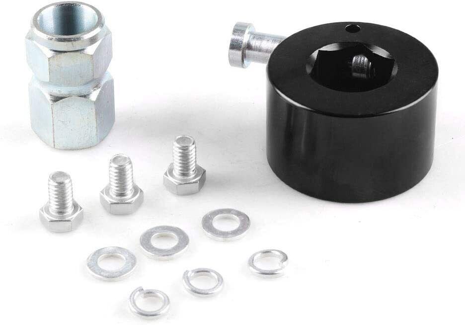 Black Steering Wheel Quick Release Disconnect Hub 3/4" Shaft Size For Imca Nhra