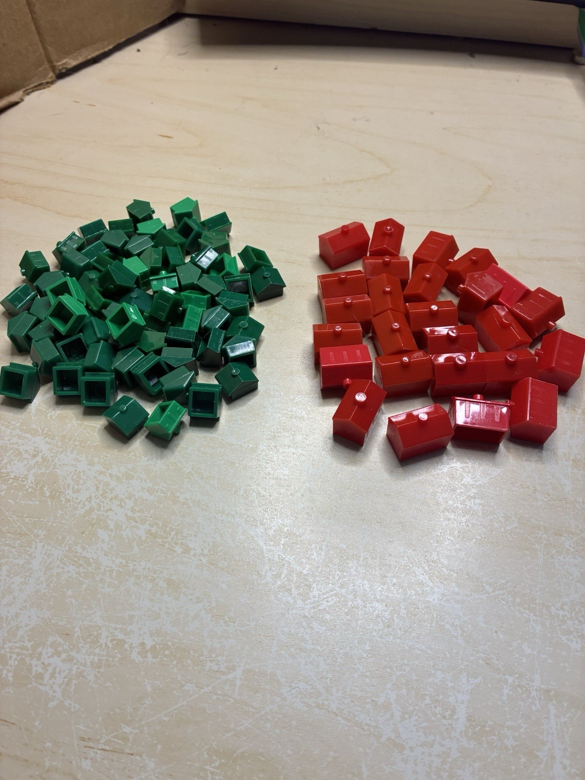 Huge Lot Monopoly Replacement Houses (87) and Hotels (34) Hotel House