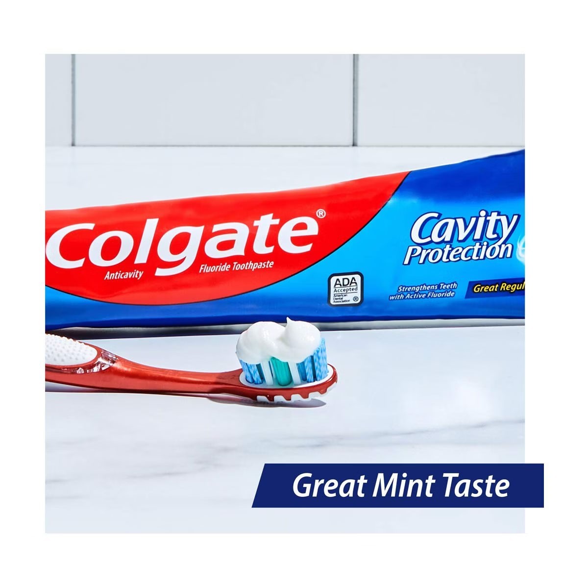 Colgate Cavity Protection Toothpaste 4oz x [4 Pack] Fluoride Anticavity Fresh