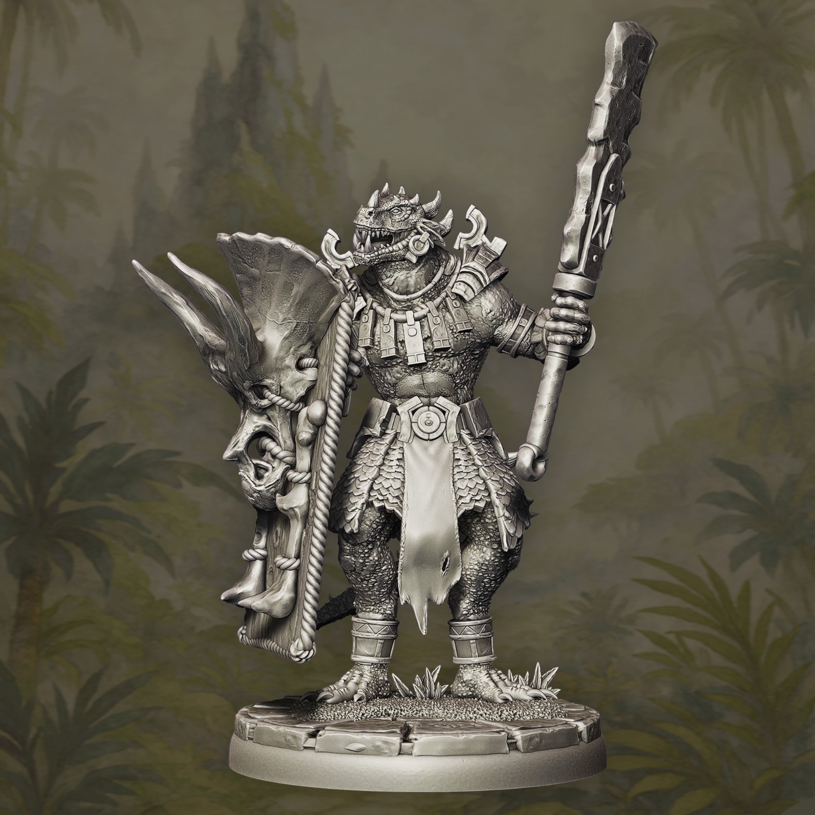 Lizardman Saurian Guardians 28mm fantasy