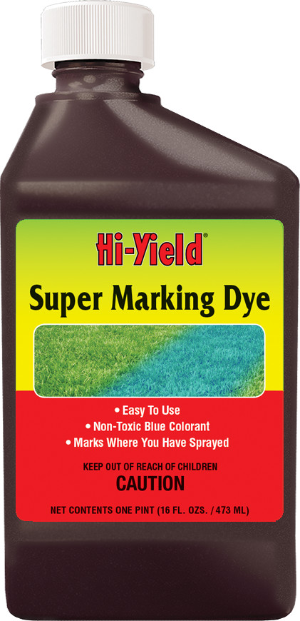 Hi-Yield Super Marking Dye 16 oz blue colorant marker mark lawn