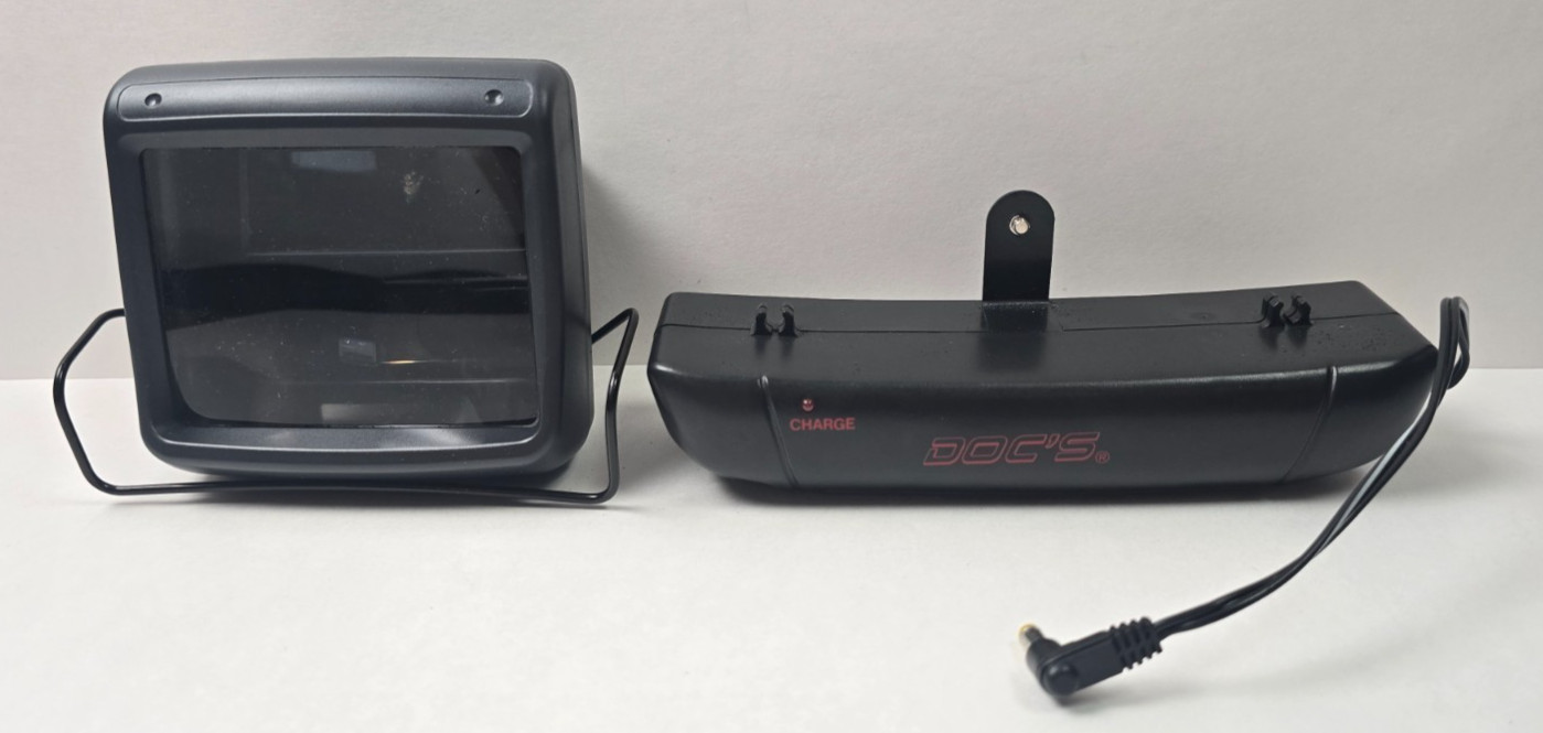 DOCS Sega Game Gear Rechargeable Battery & Sega Super Wide Gear - Tested