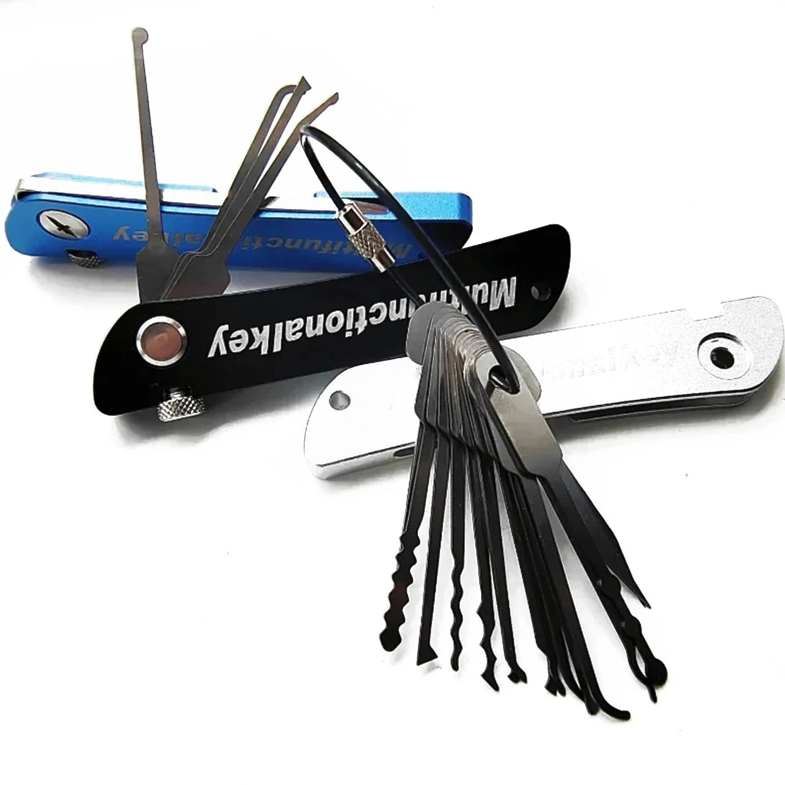 Stainless Steel Portable Key Practice Set Professional Key Door Open