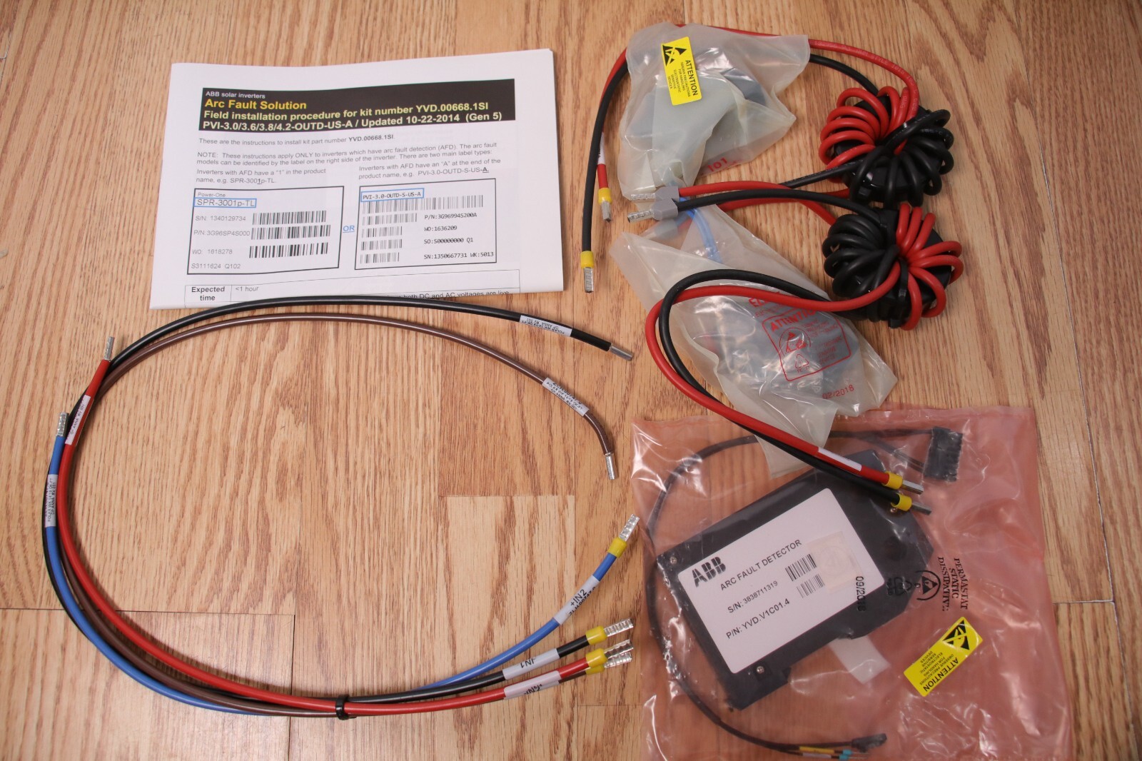 NEW ABB YVD.00668.1SI Solar Arc Fault Solution Detector Kit YVD.V1C01.4  3 3.6