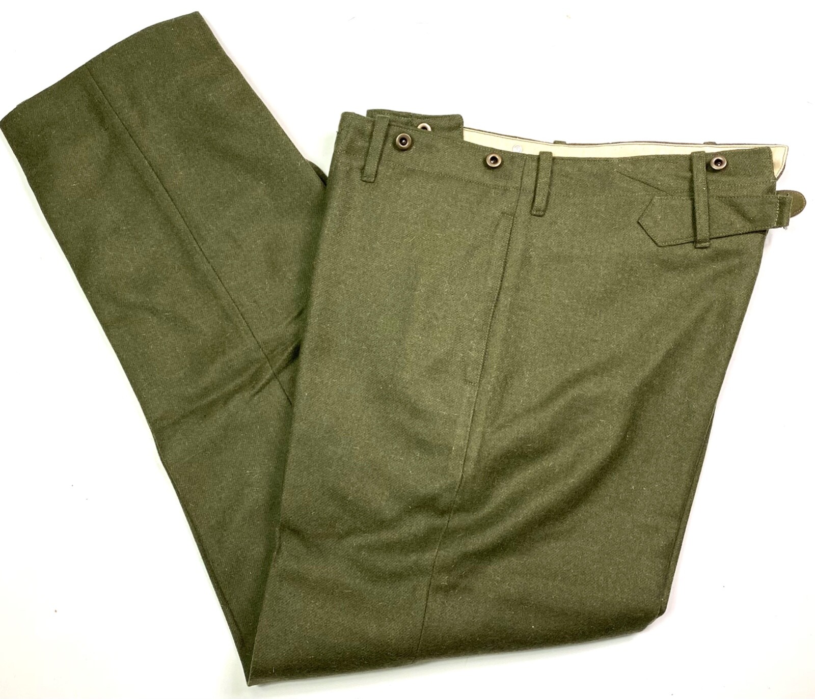 WWI US USMC MARINE P1917 P17 WOOL COMBAT FIELD TROUSERS-MEDIUM 34 WAIST