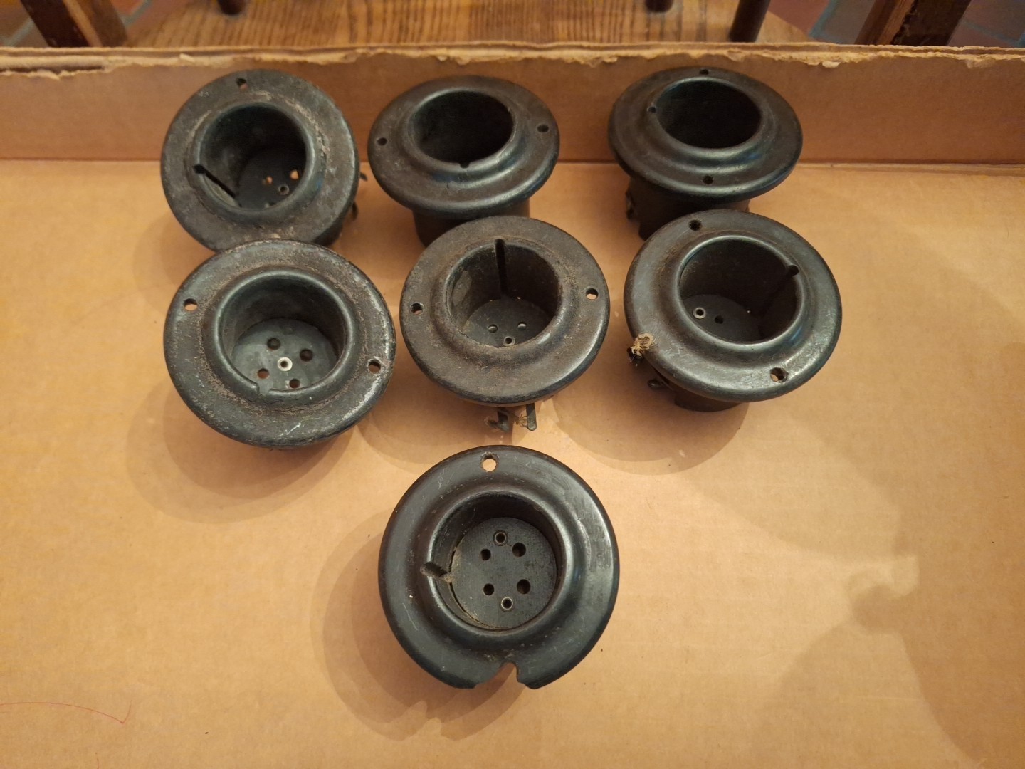 Vintage 1920s UV Tube Sockets – Trf Battery Set FADA