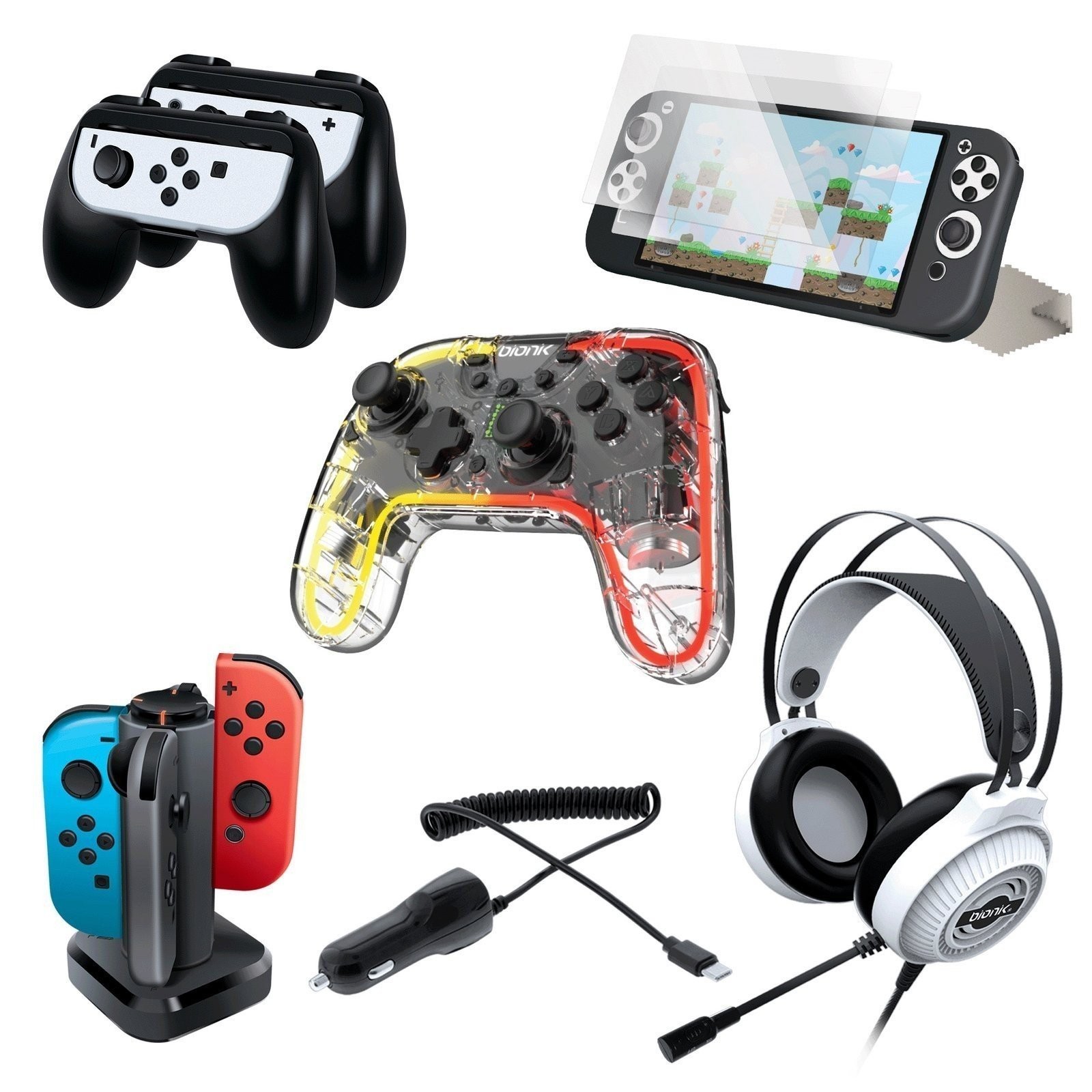 bionik Pro Kit+ for Switch OLED Switch Not Included