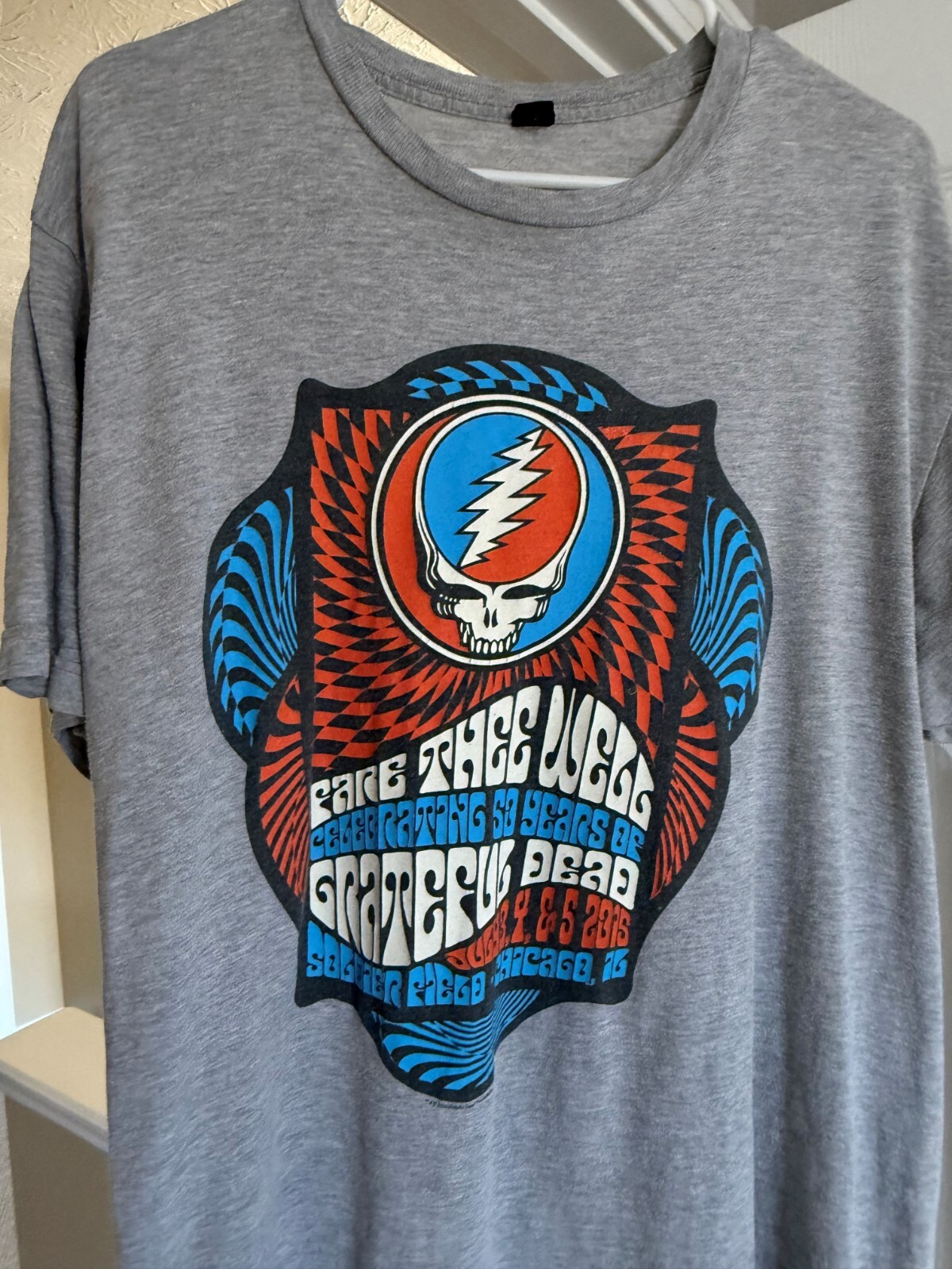 Fare Thee Well Grateful Dead 2015 XL shirt Soldier Field Chicago
