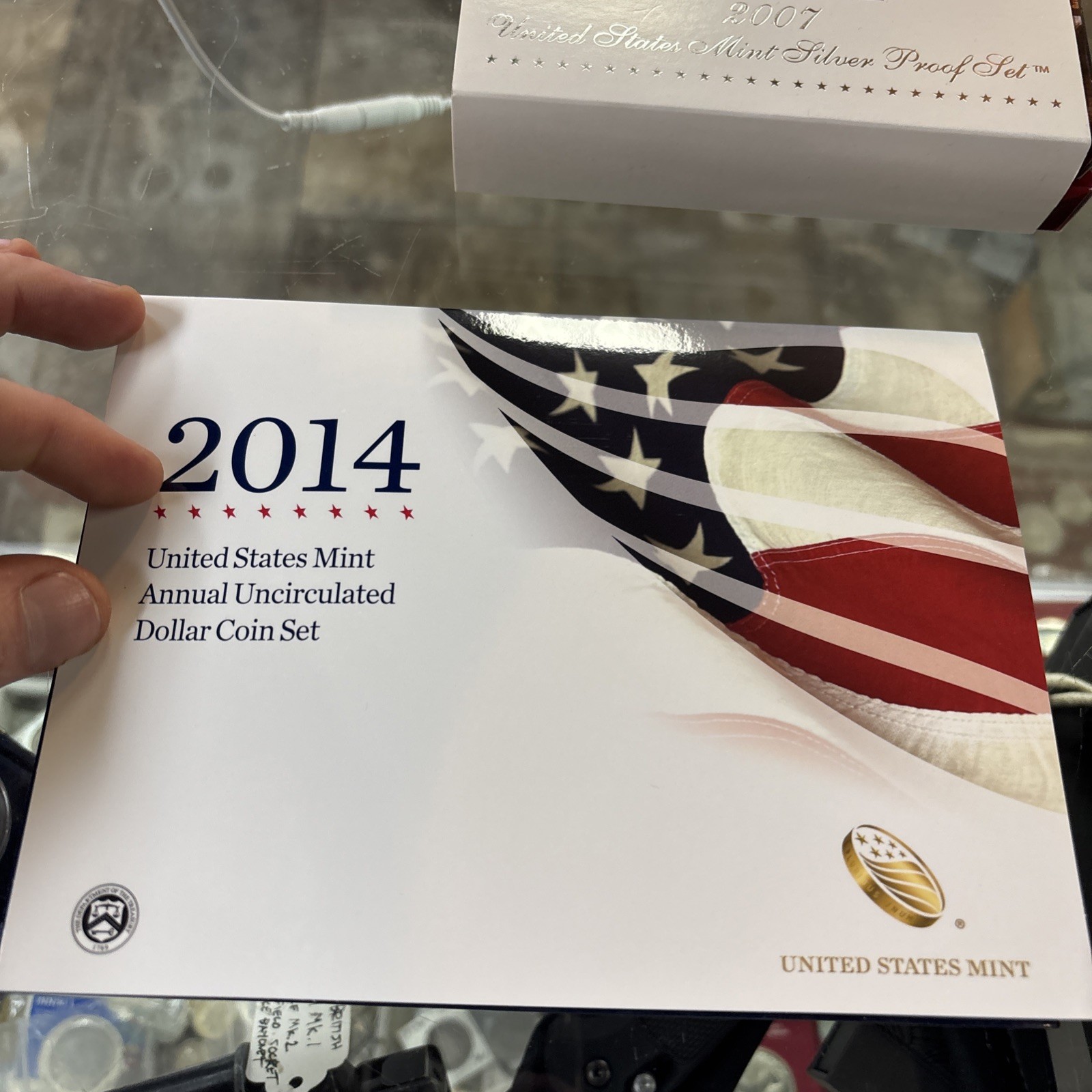 2014 US MINT ANNUAL UNCIRCULATED DOLLAR COIN SET - 6 WITH COA