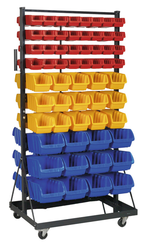 Sealey TPS118 Mobile Bin Storage System 118 Bin