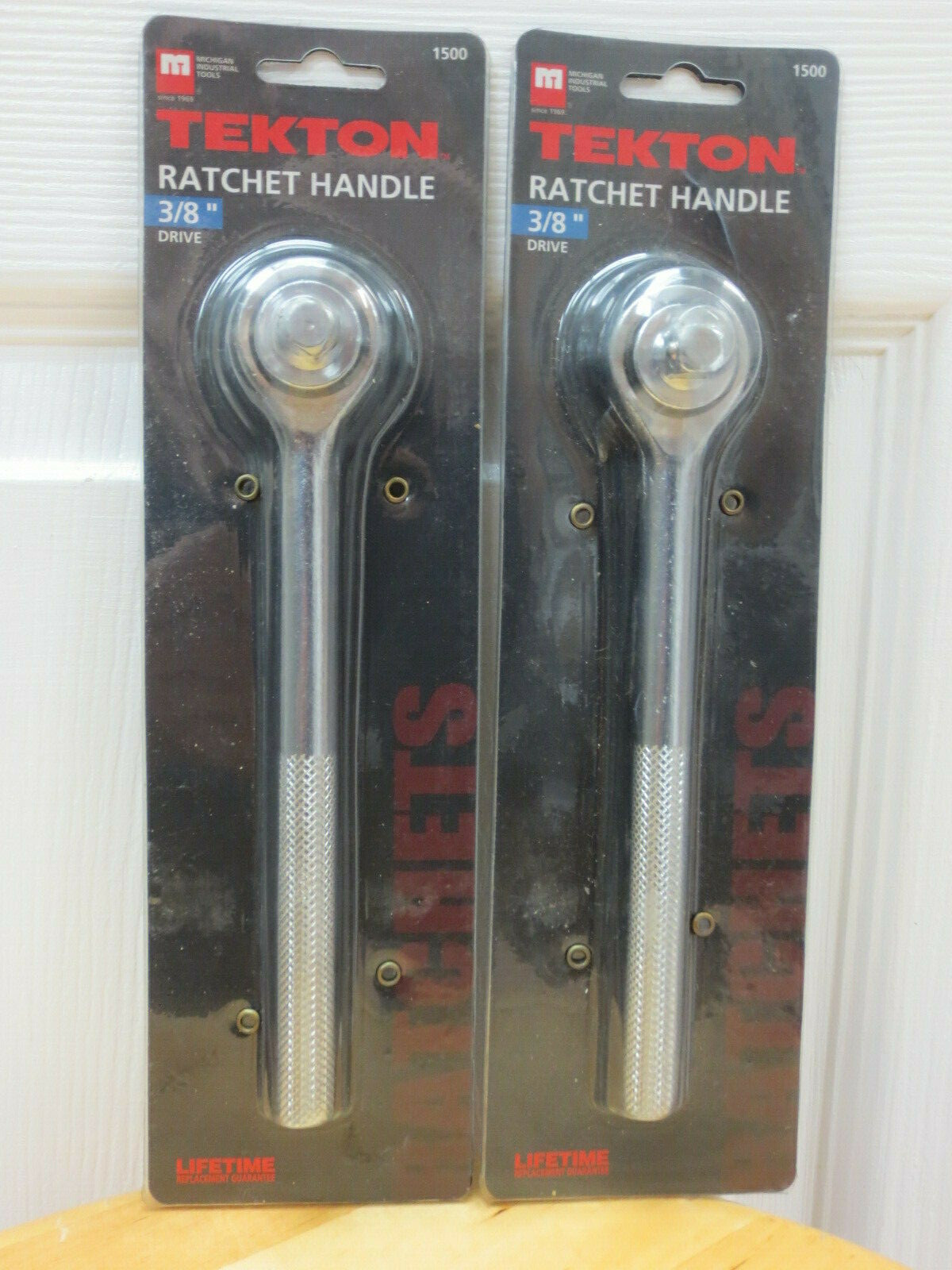 2 x Tekton #1500, 3/8" Drive, Reversible Ratchets
