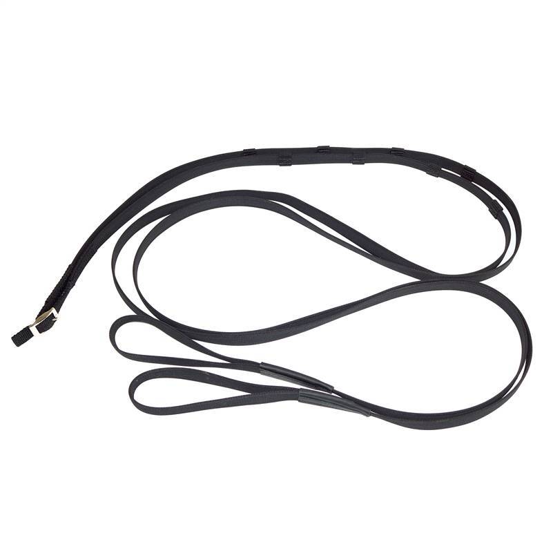 Nunn Finer Sure Grip Draw Reins Horse Black