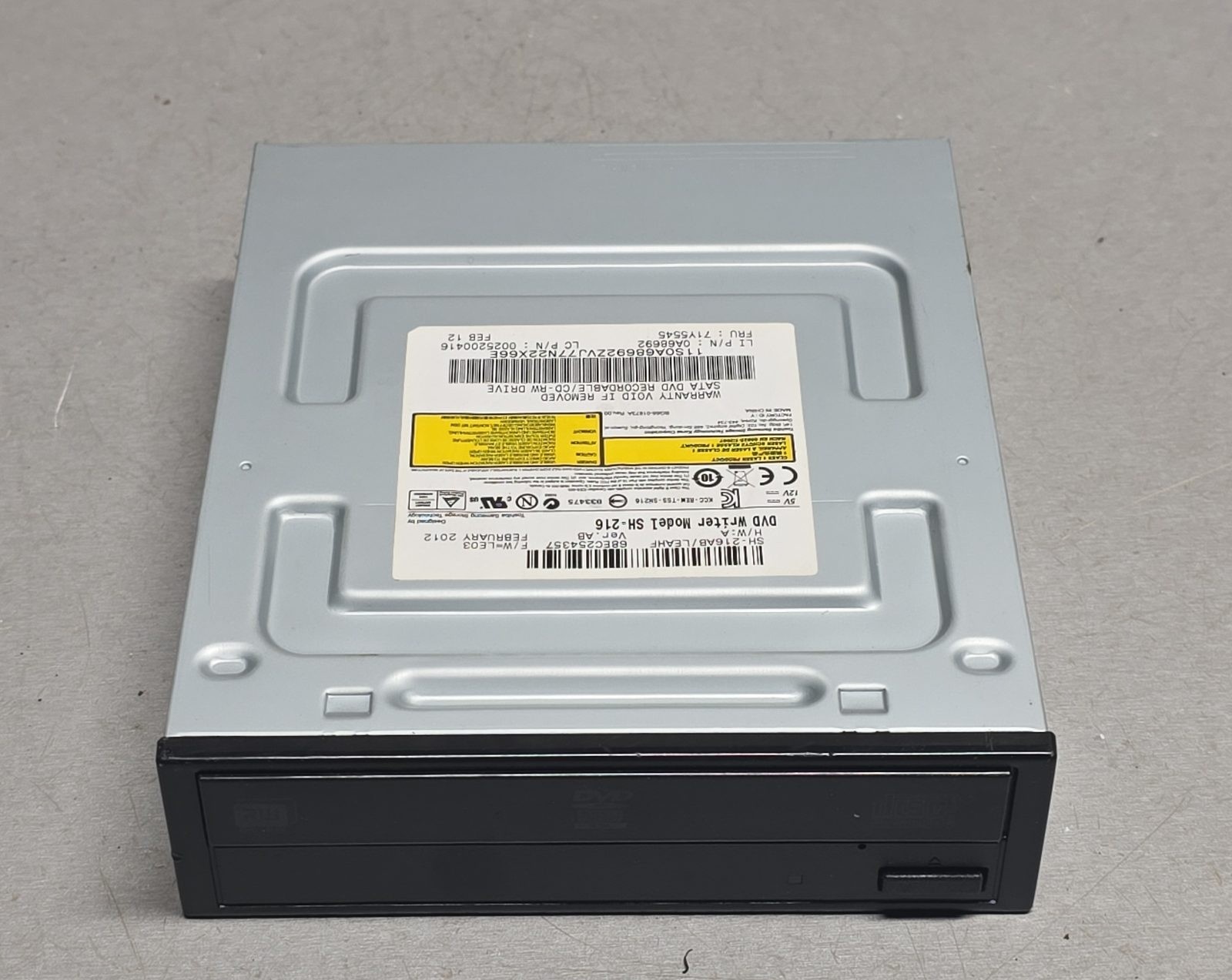 Samsung SH-216 DVD Writer Optical Drive SATA Internal CD DVD RW SH-216AB Tested