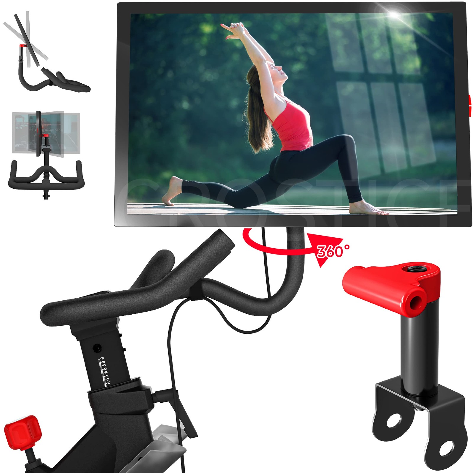 Swivel Mount Compatible with Peloton Bike OG, Pivot for Off-Bike Workout, 360° M