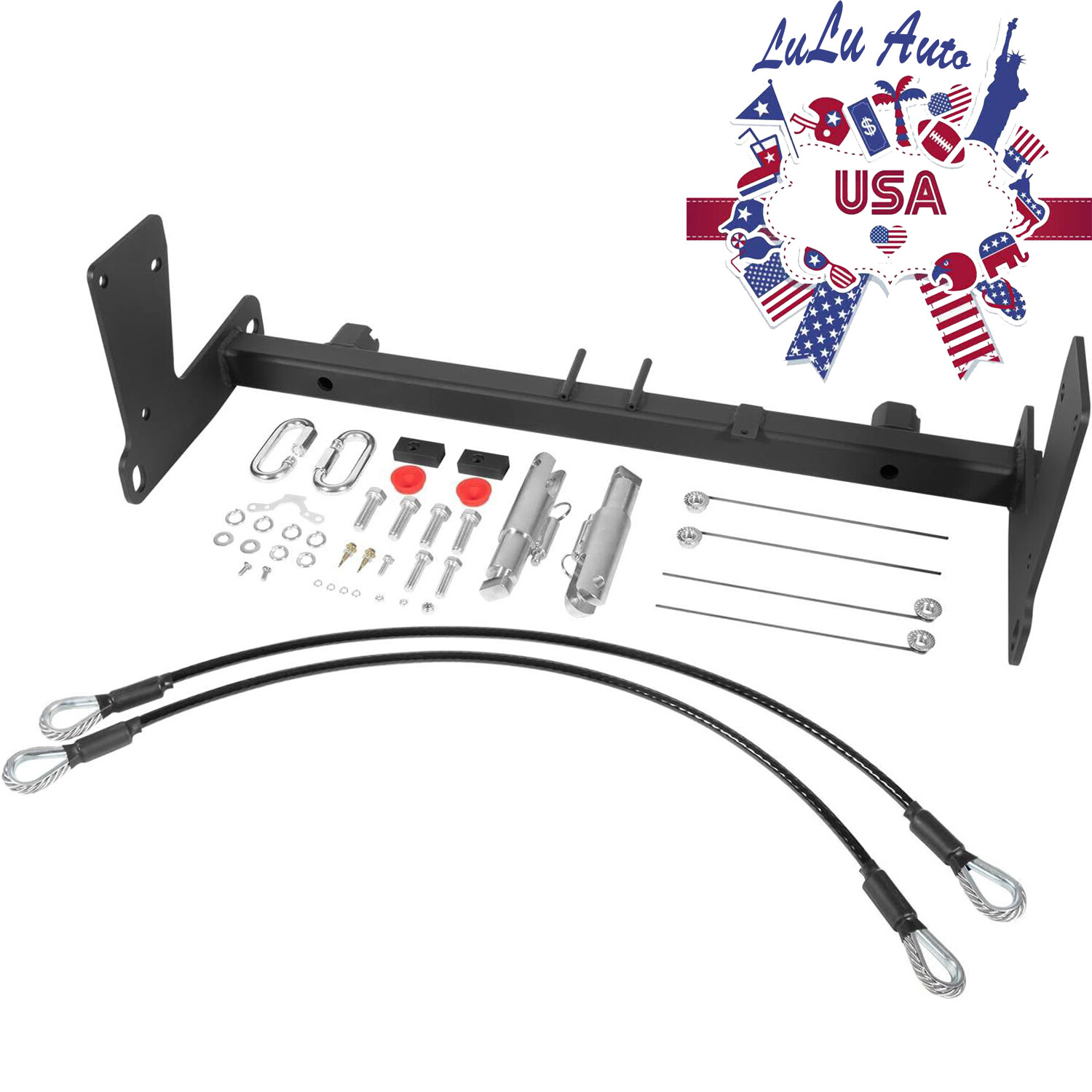 Blue OX BX1139 Tow Bar Base Plate Tow Bar Bracket for Jeep Wrangler JLU JL 18-24