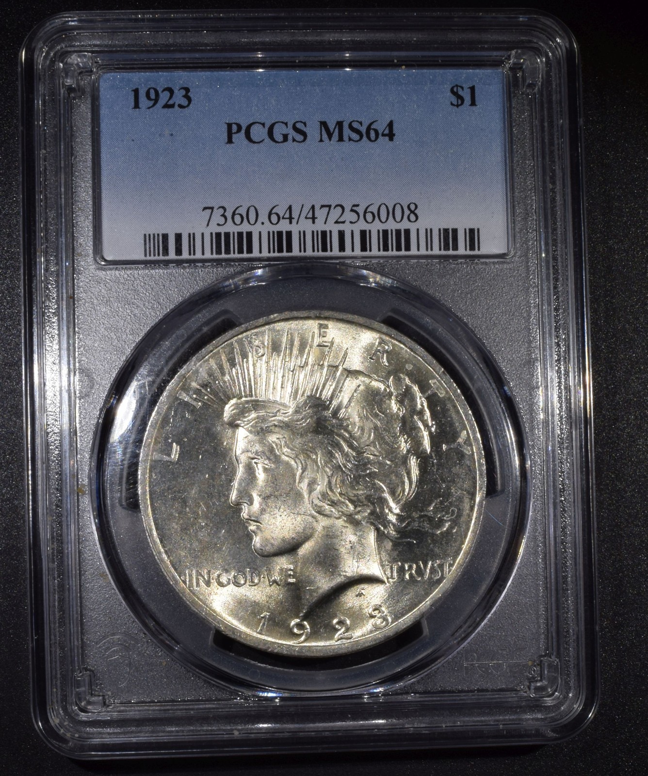 1923 Peace Silver Dollar "PCGS MS64"  *Free S/H After 1st Item*