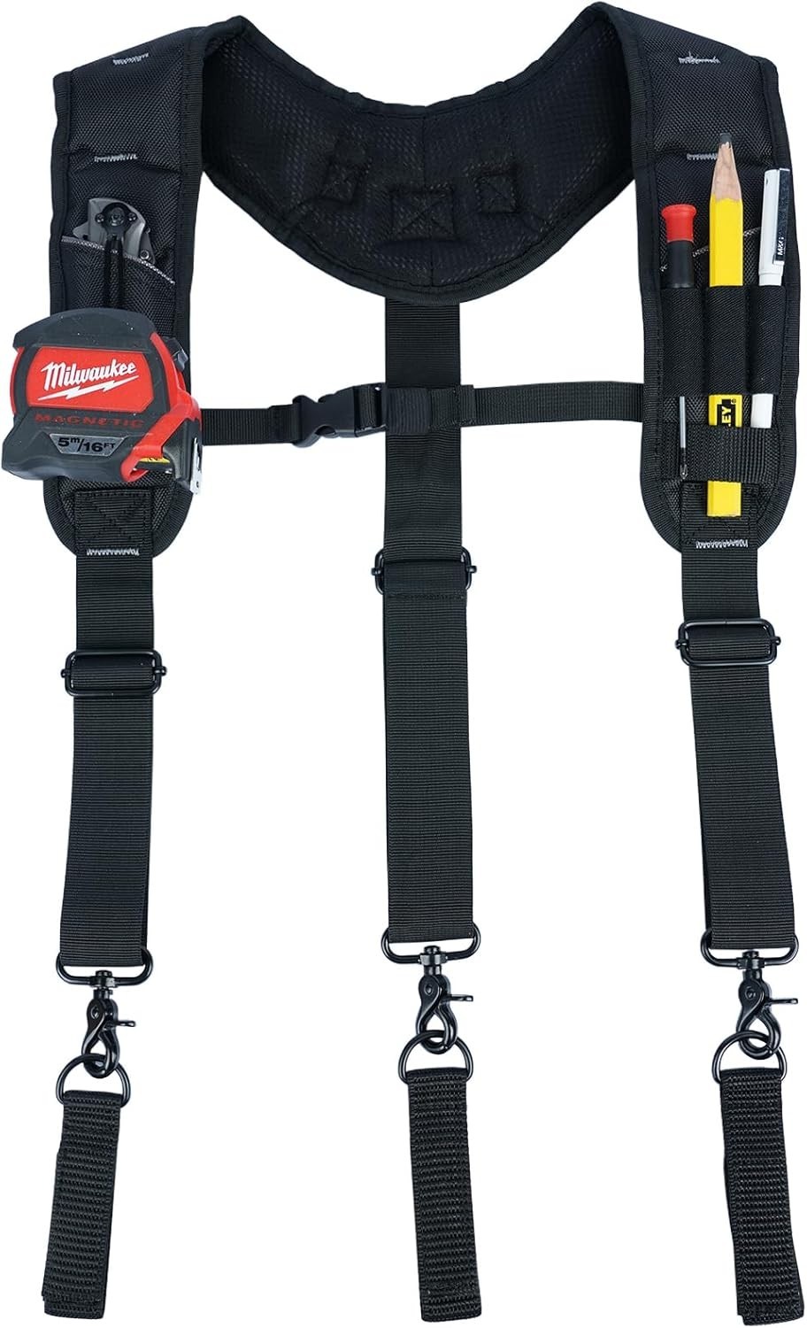Durable Construction Work Pouch Suspenders