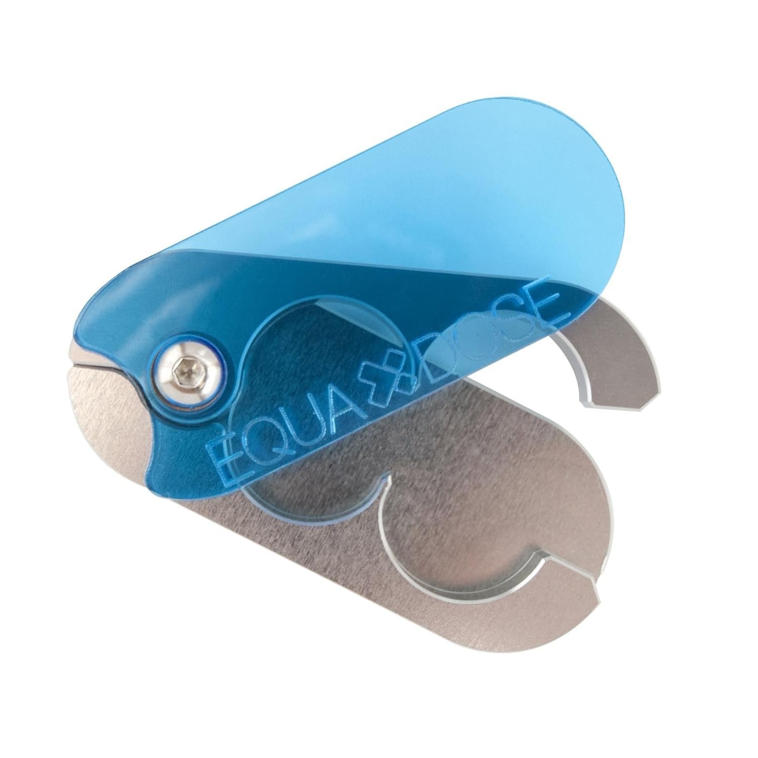 EQUADOSE Pill Splitter with Precision Aluminum Blades, Safely and Cleanly Cut...