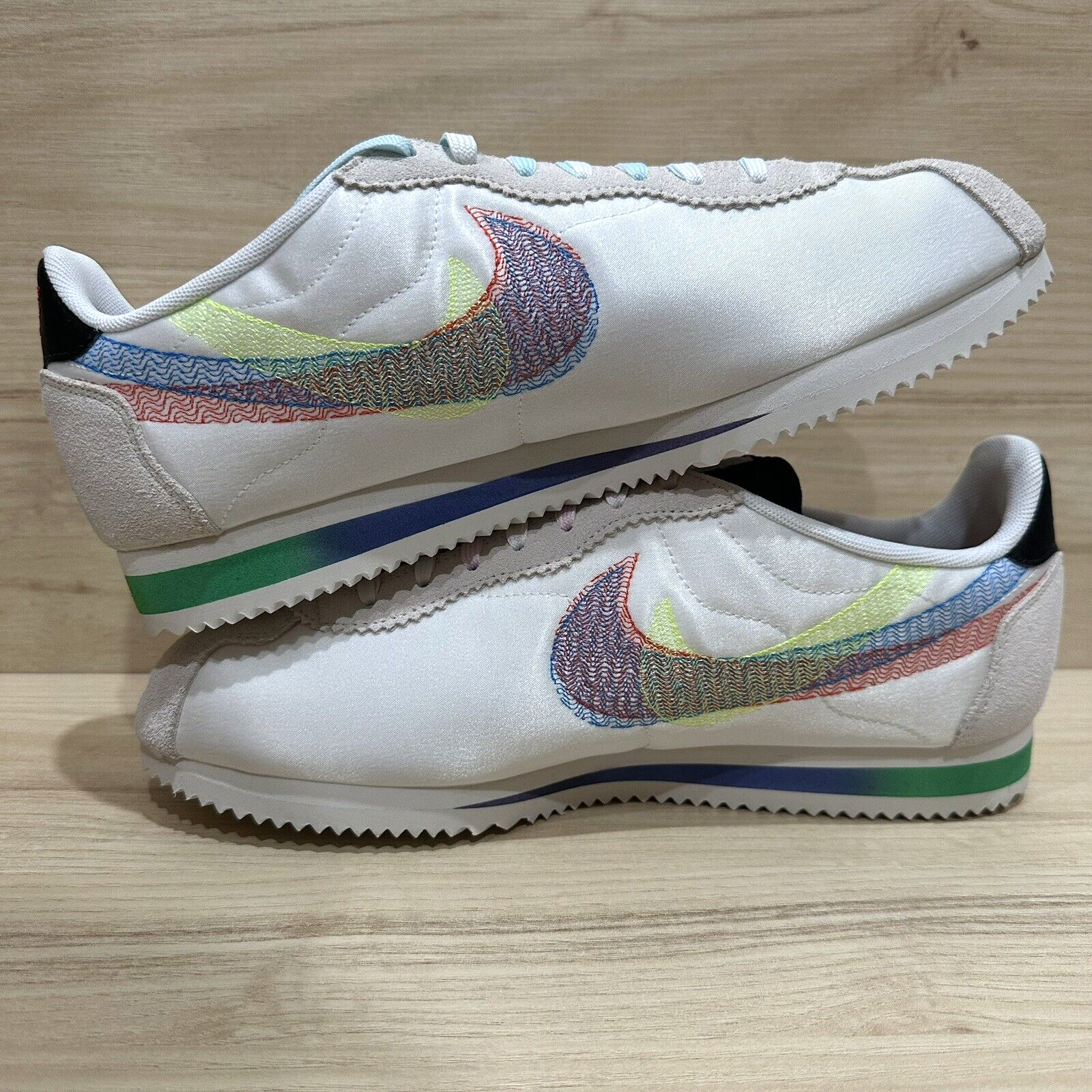 Nike Cortez BeTrue White Multicolor DR5491-100 Men's Shoes Size 10.5 11 11.5 13