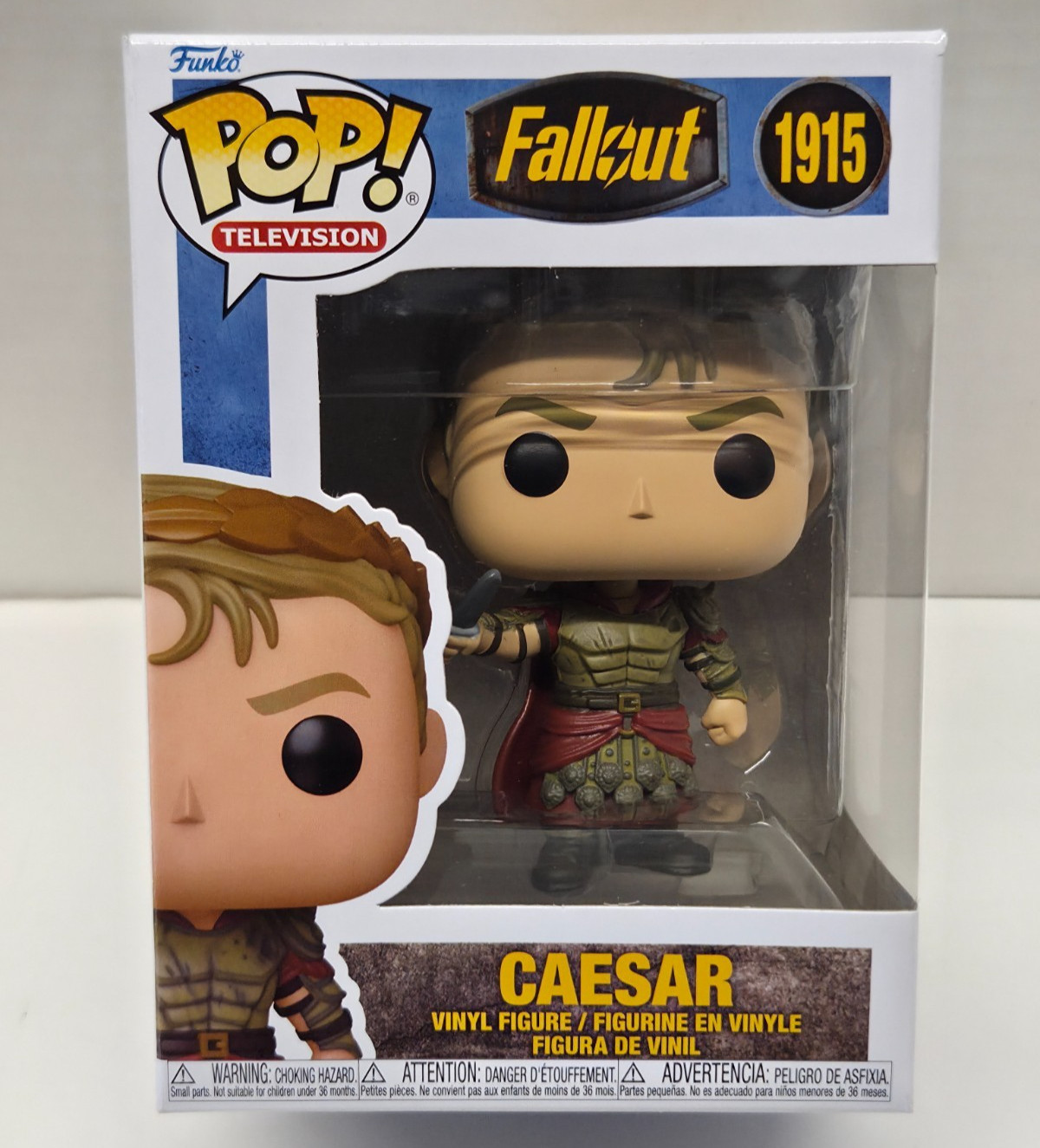 CAESAR - Fallout Funko POP! Television TV #1915 Vinyl Figure IN STOCK / BOX WEAR