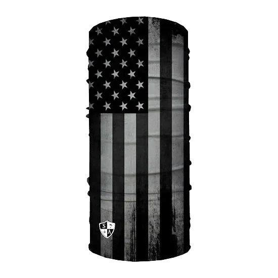 SA Brand protective Neck or Face Mask Headwear Blackout US Flag NEW!