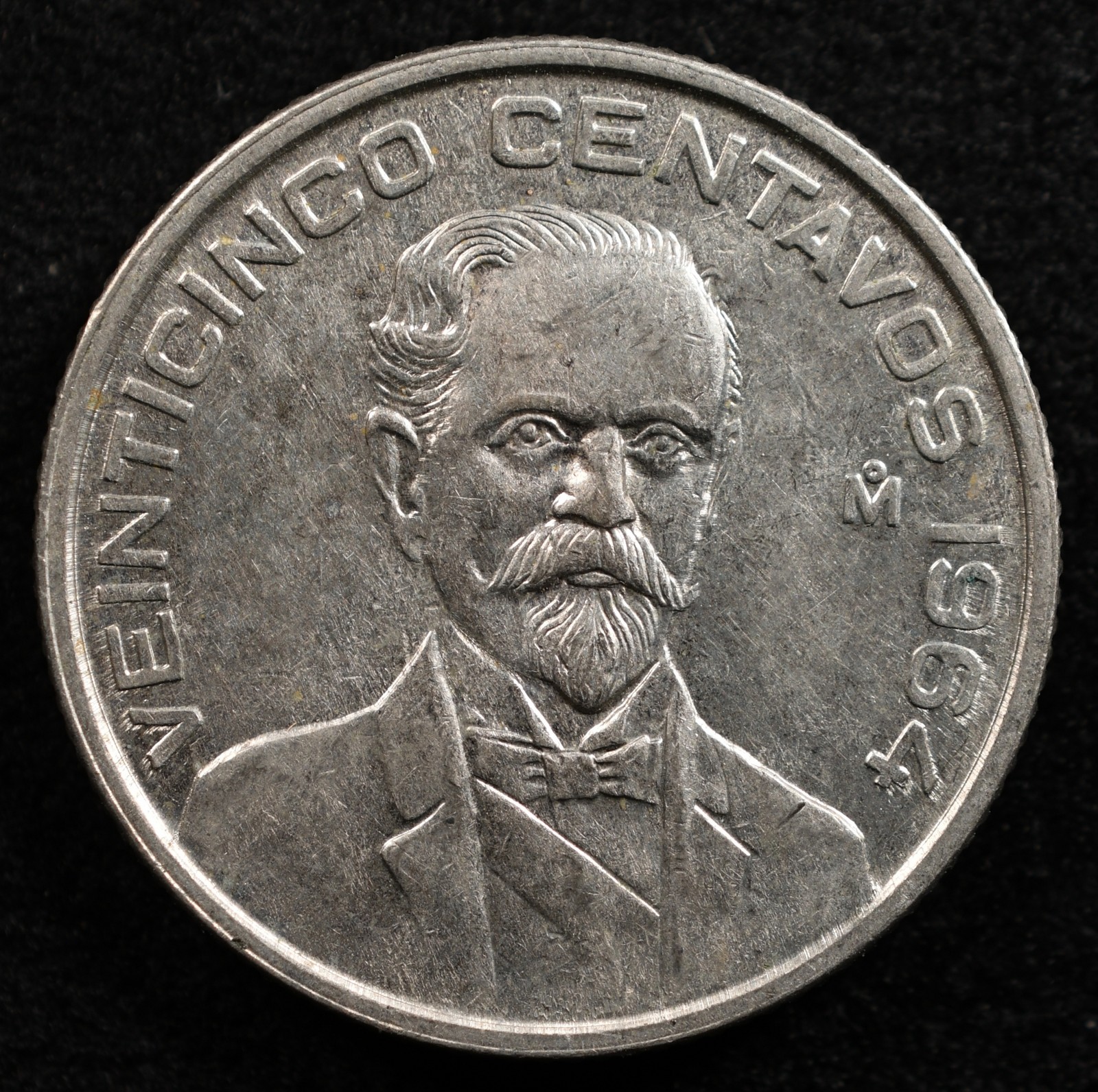 Mexico 25 Centavos 1964, Coin, Inv#F490