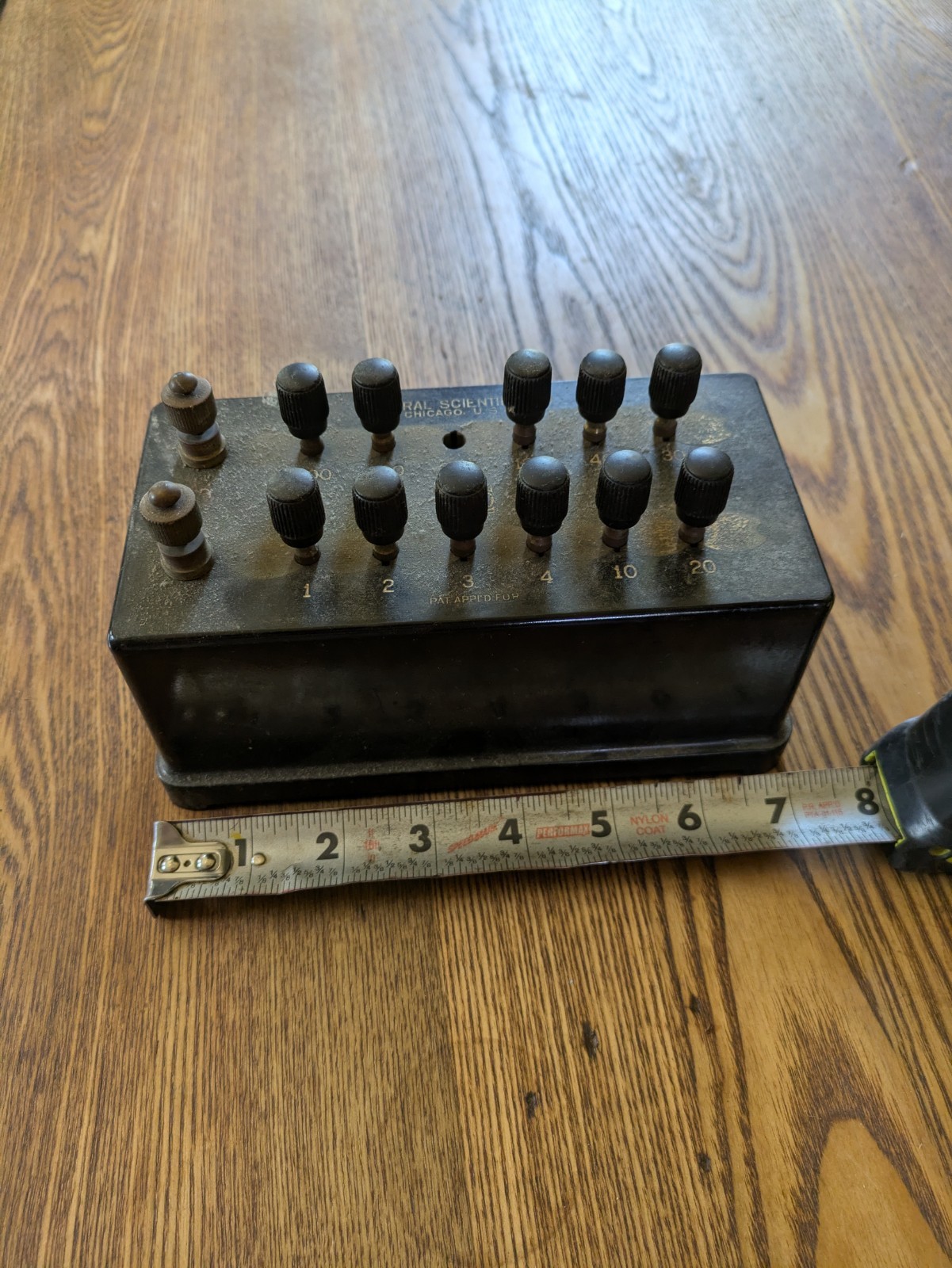 Early 1900s Central Scientific Cenco Decade Resistance Box Resistor Steampunk