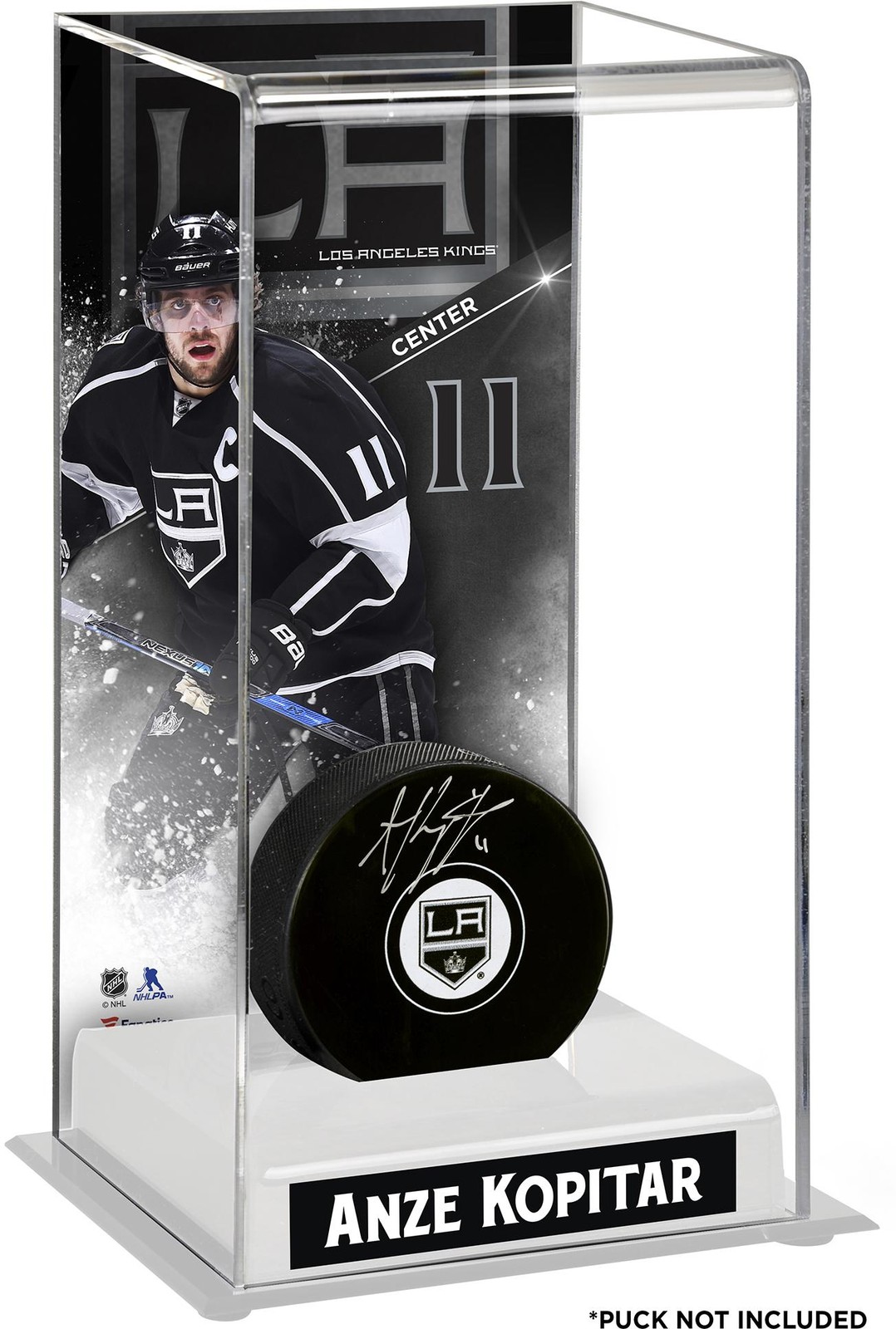 Anze Kopitar Los Angeles Kings Deluxe Tall Hockey Puck Case