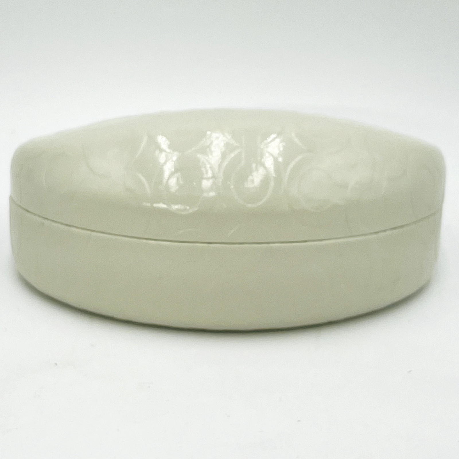 Coach Hard Glasses Case Storage Clamshell C Signature White Ivory