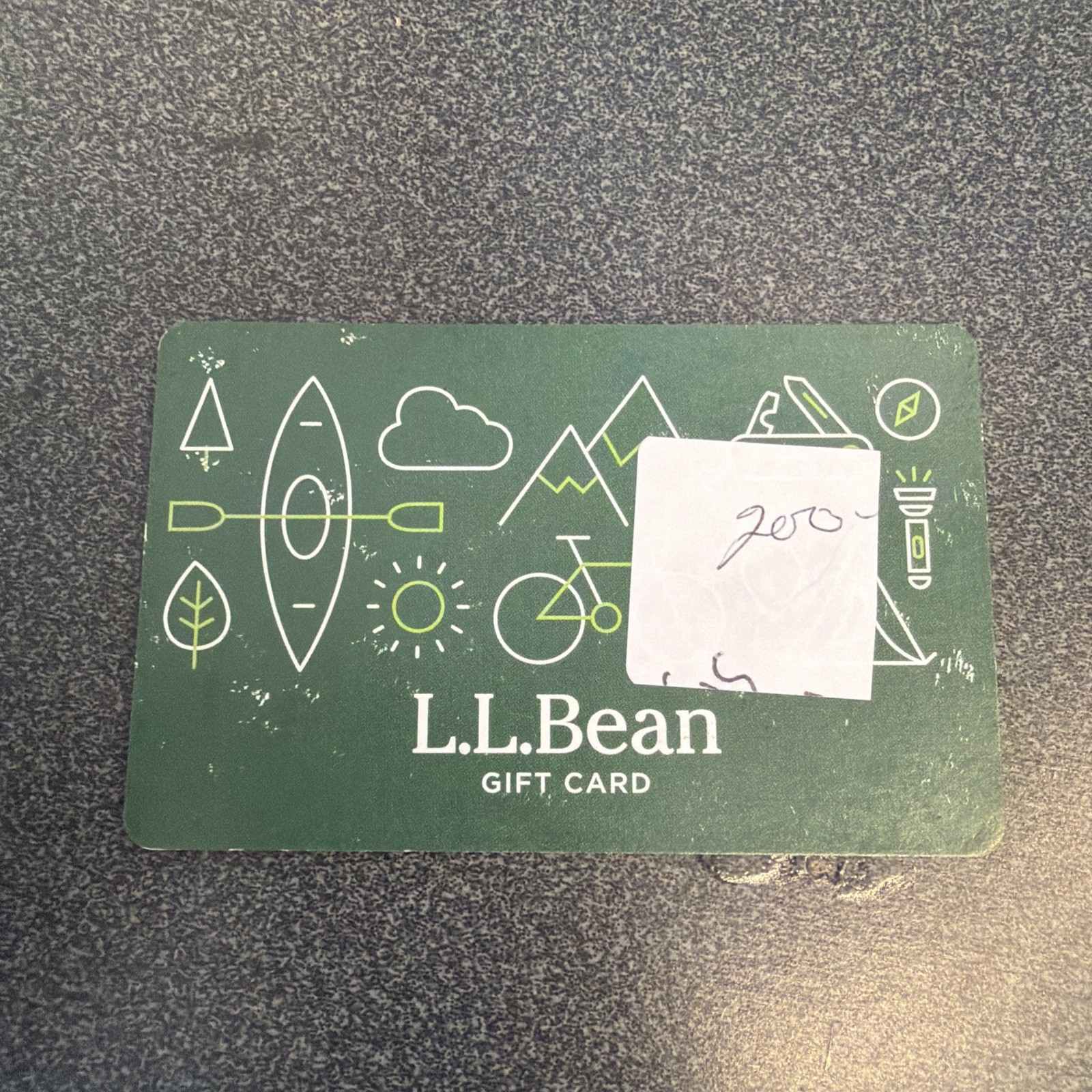 LL Bean Gift Card Valued At $200