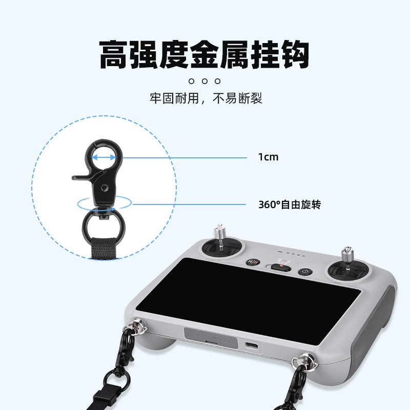 For DJI MINI 4PRO Remote Control w/ Screen Mavic 3/AIR2S RC2 Hanging Rope Strap