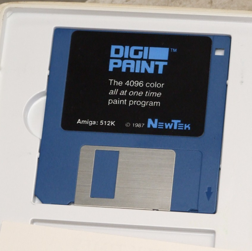 Digi Paint for Commodore Amiga by NewTek software on 3.5in disk