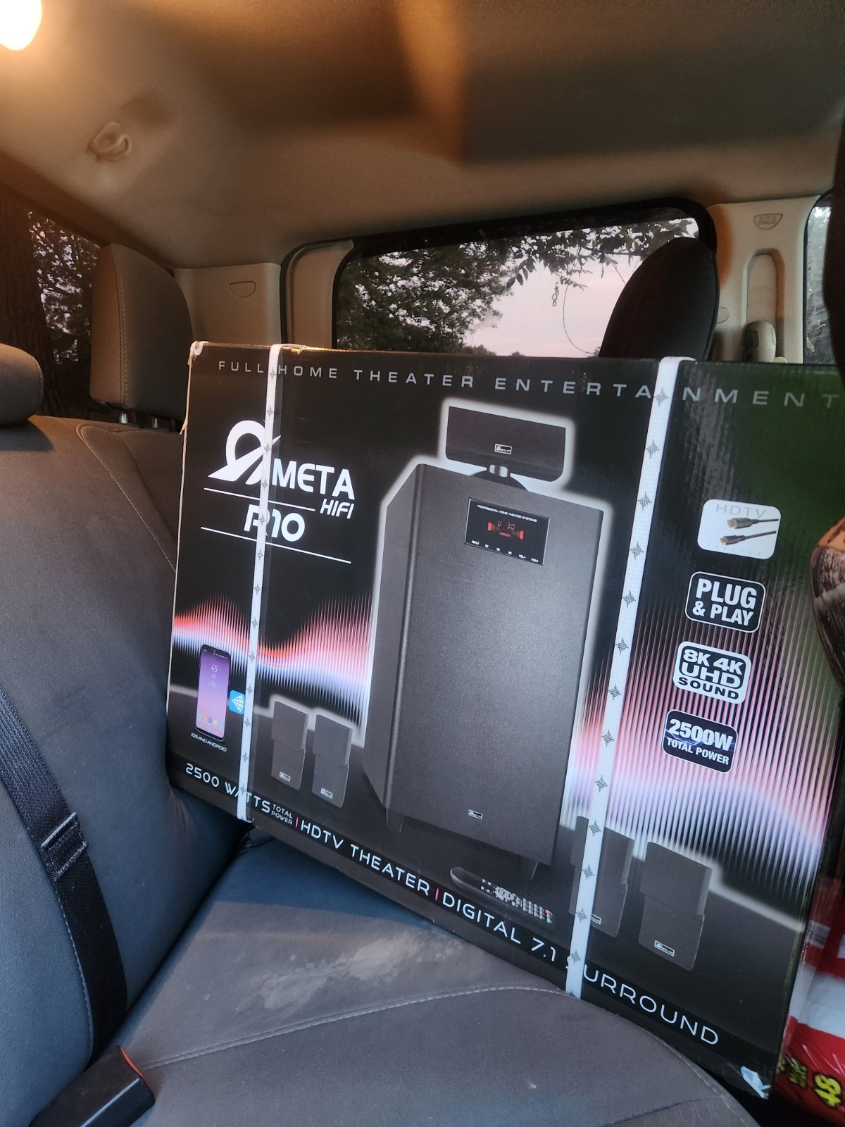 Meta HiFi R10 7.1 Channel Home Theater Speaker System 2500W Bluetooth 8K UHD