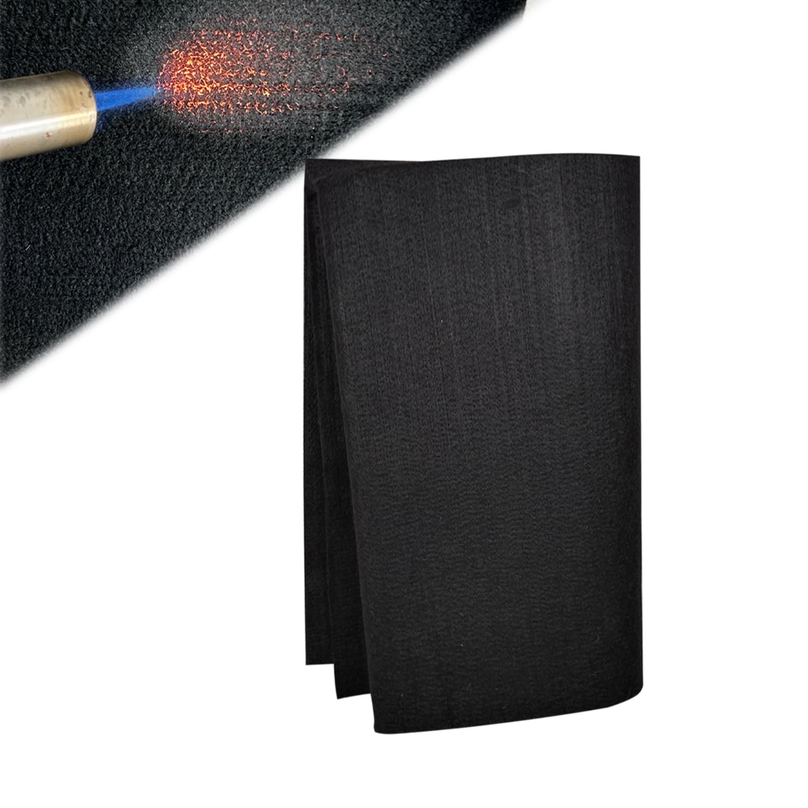 Fireproof Welding Blanket 12x30 Inch – Carbon Felt Heat Shield Blanket, 1800°...
