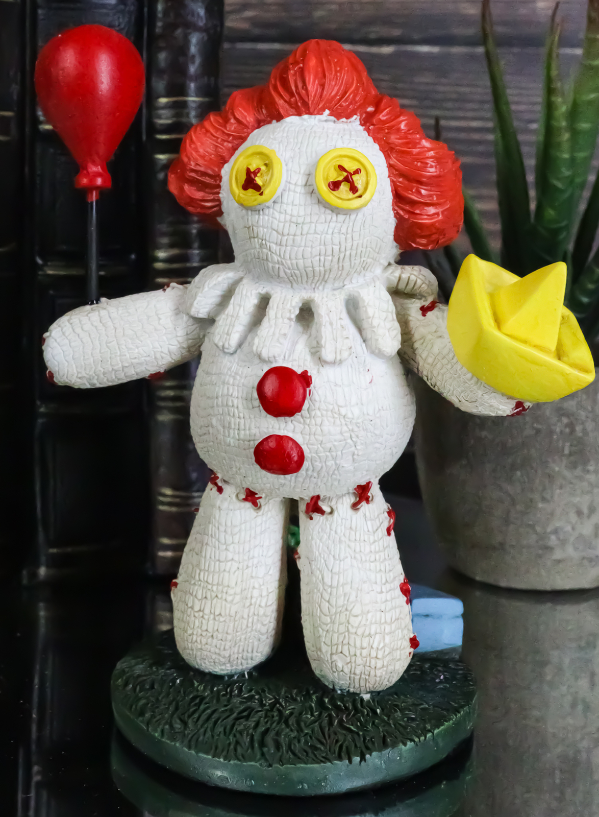 Pennywise Clown It Pinheadz Halloween Monster With Voodoo Stitches Figurine