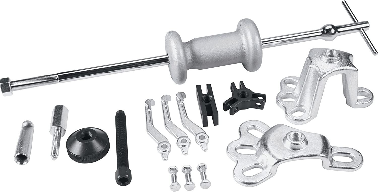 17pc Axle Wheel Puller 5lb Slide Hammer Internal External Puller Hub Puller