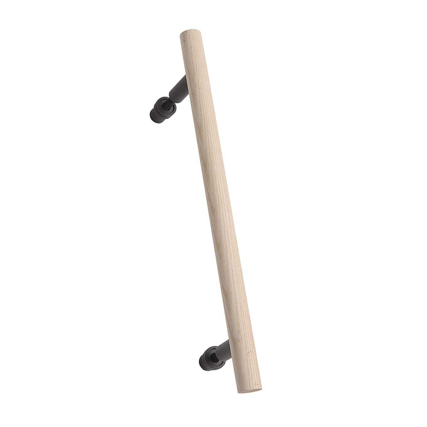 Miseno 15-3/4 in. Tall Sliding Barn Door Pull - Wood Rod