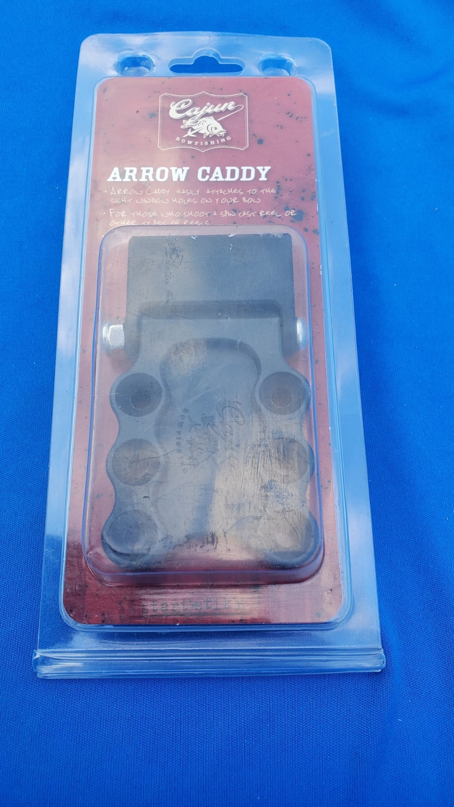 Cajun Bowfishing Arrow Caddy - Convenient Sight Window Attachment NIP