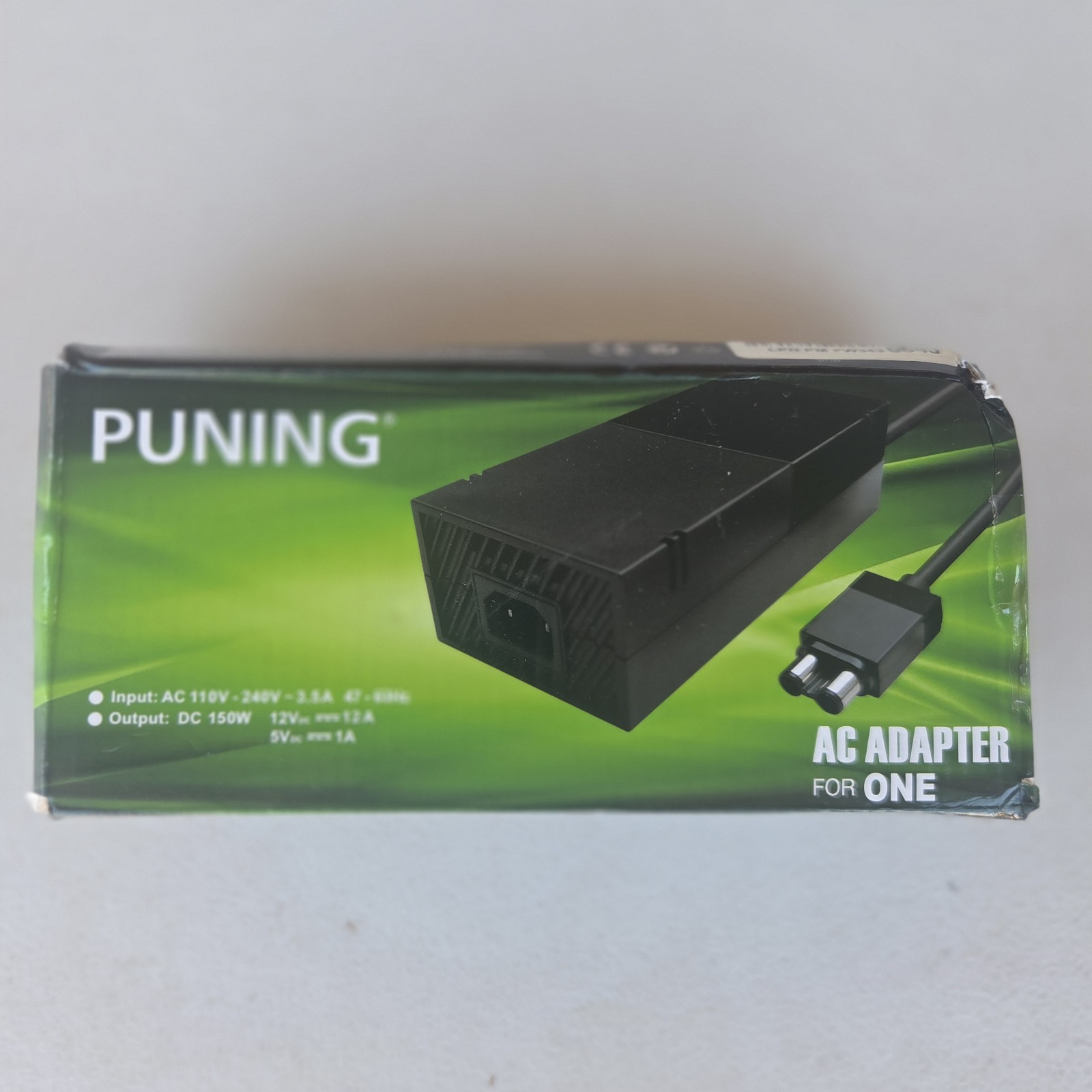 PUNING Xbox One AC Adapter 150W Black Wired 110-240V 12V 12A 5V 1A