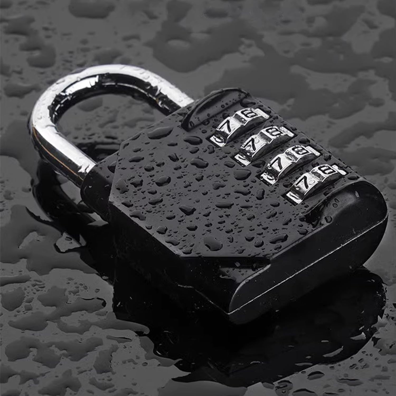 Resettable Portable Combination Padlock - Versatile Security for Outdoor Storage
