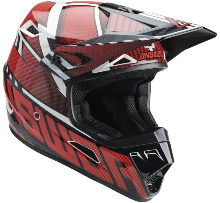 Answer Racing AR3 Rapid MIPS Motorcycle Helmet Red/Black MX Off-road ATV BMX XL