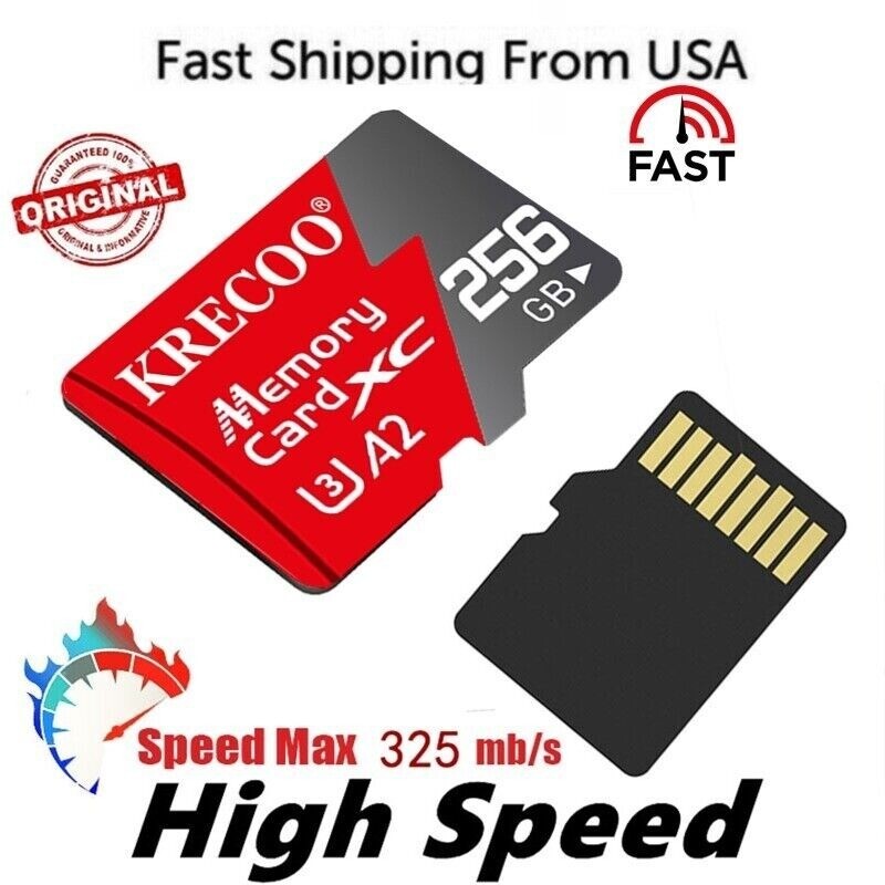 Micro SD Memory Card 64GB 128GB 256GB 1TB Ultra Class 10 SDHC Wholesale Lot