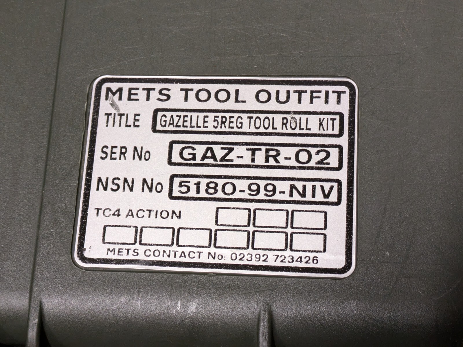 Royal Air Force Gazelle Helicopter Tool Box Lockable Protector Hardigg Peli Case
