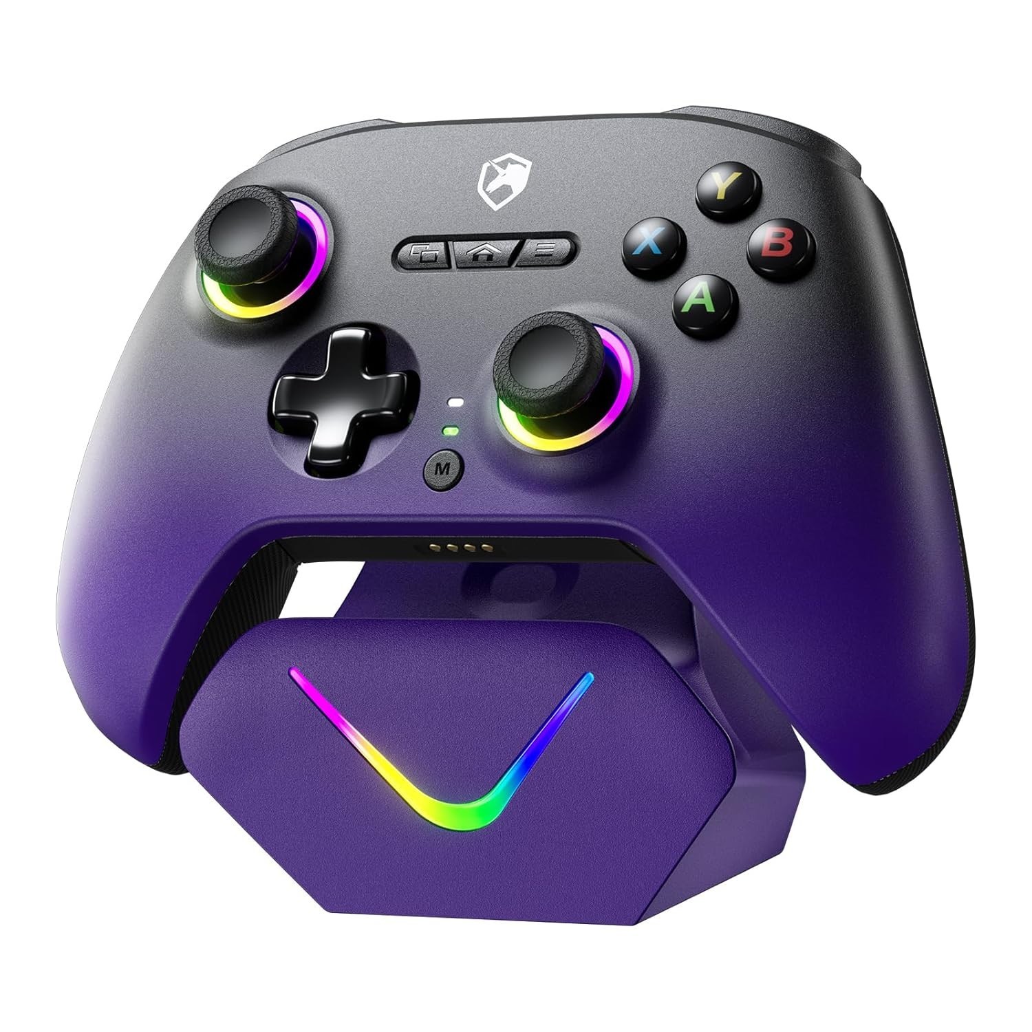 Upgrated PC Gaming Controller TMR Hall Effect Joysticks Anti-Drift & Dual Tri...